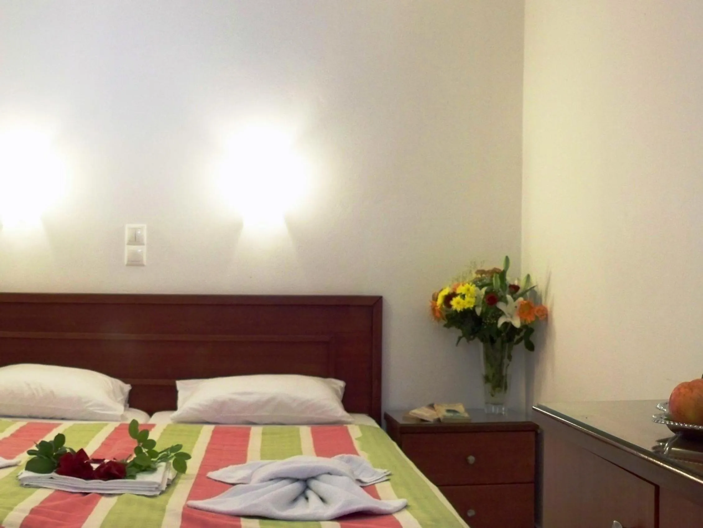 Decorative detail, Bed in Plaka Hotel I