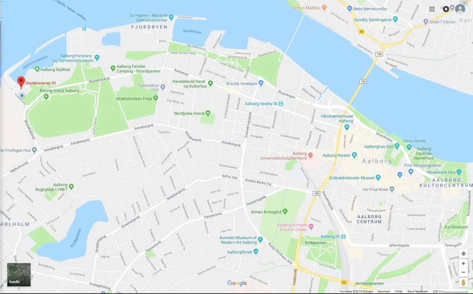 Natural landscape in U3z Hostel Aalborg