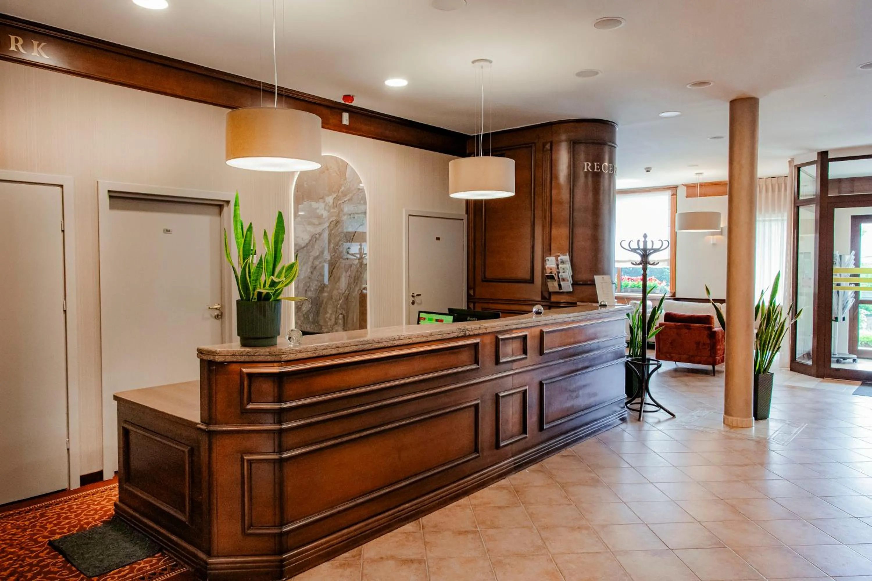 Lobby or reception in Hotel Basztowy