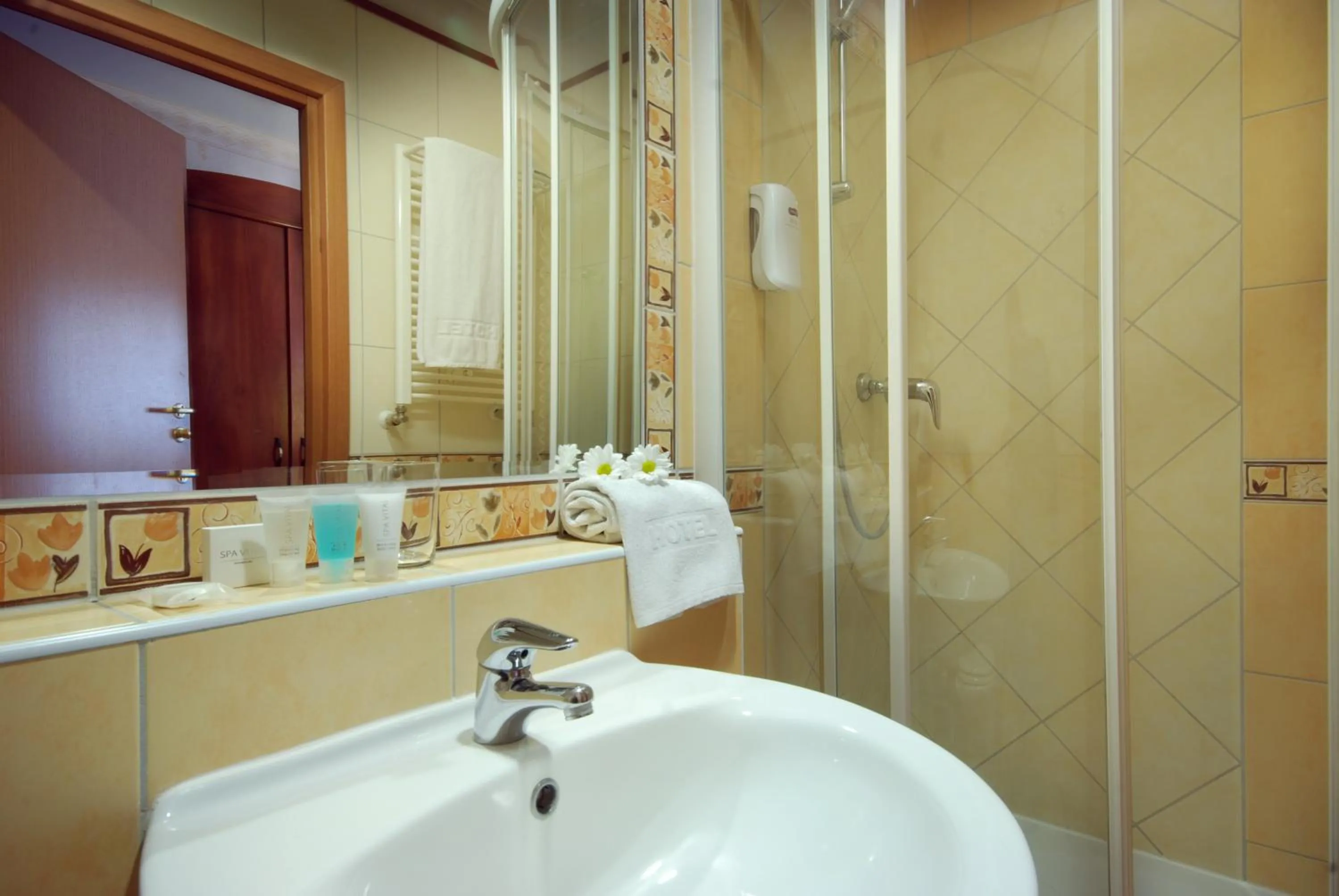 Bathroom in Hotel Basztowy