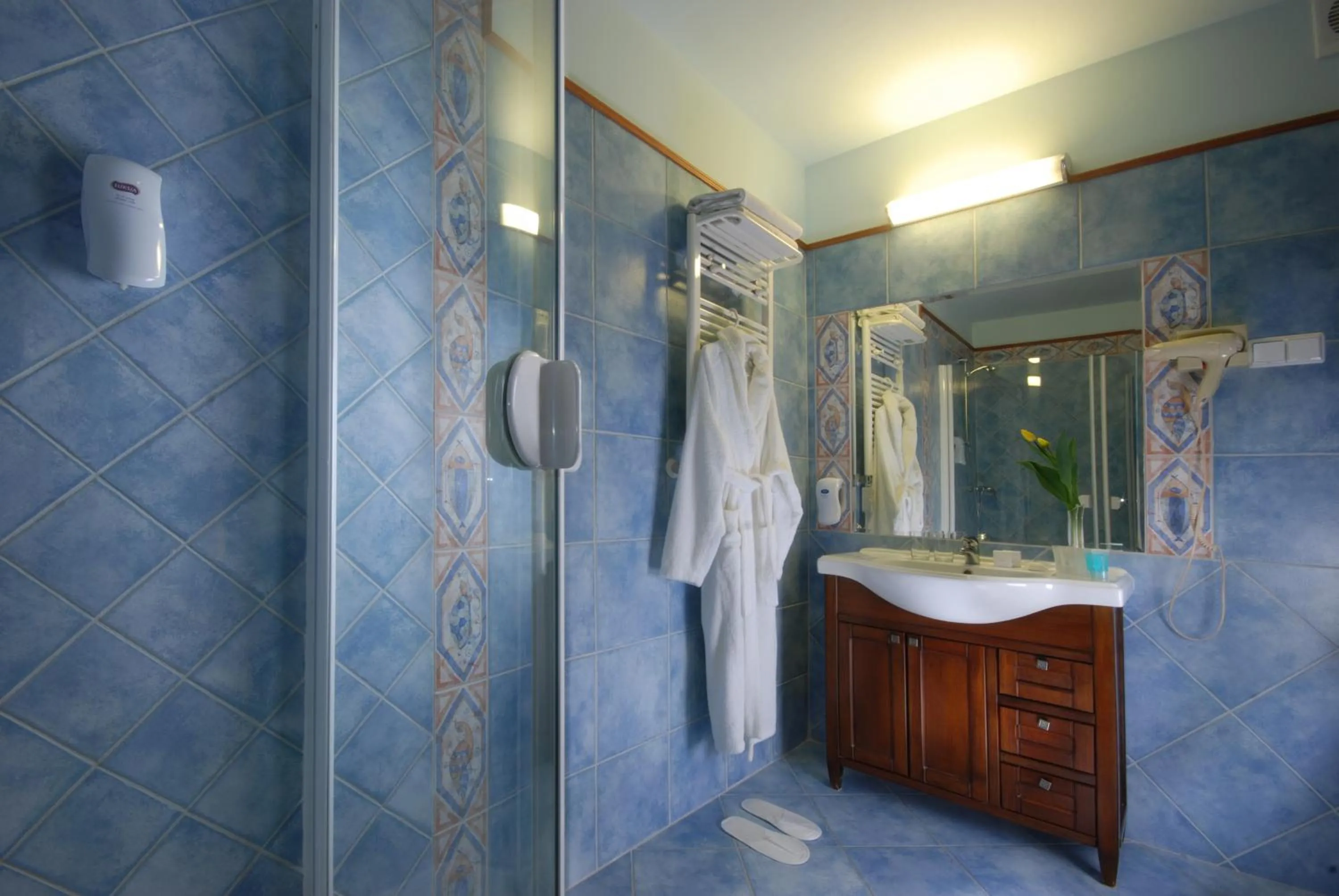 Bathroom in Hotel Basztowy