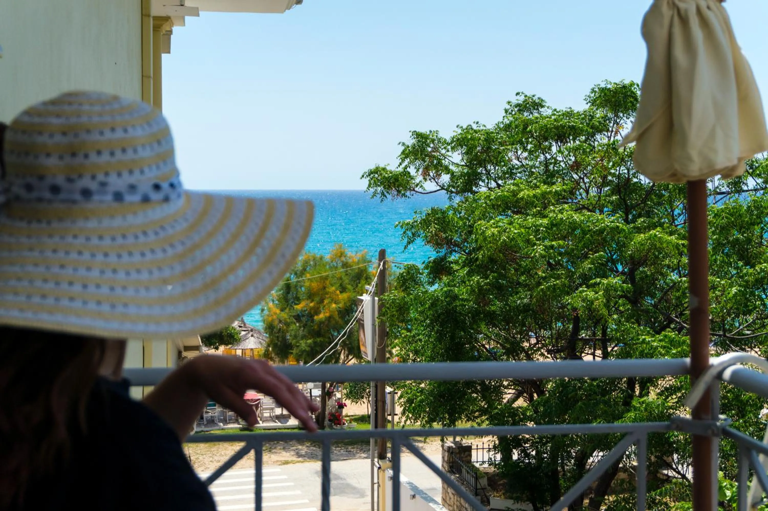 Balcony/Terrace in Hotel Loukas Vrachos