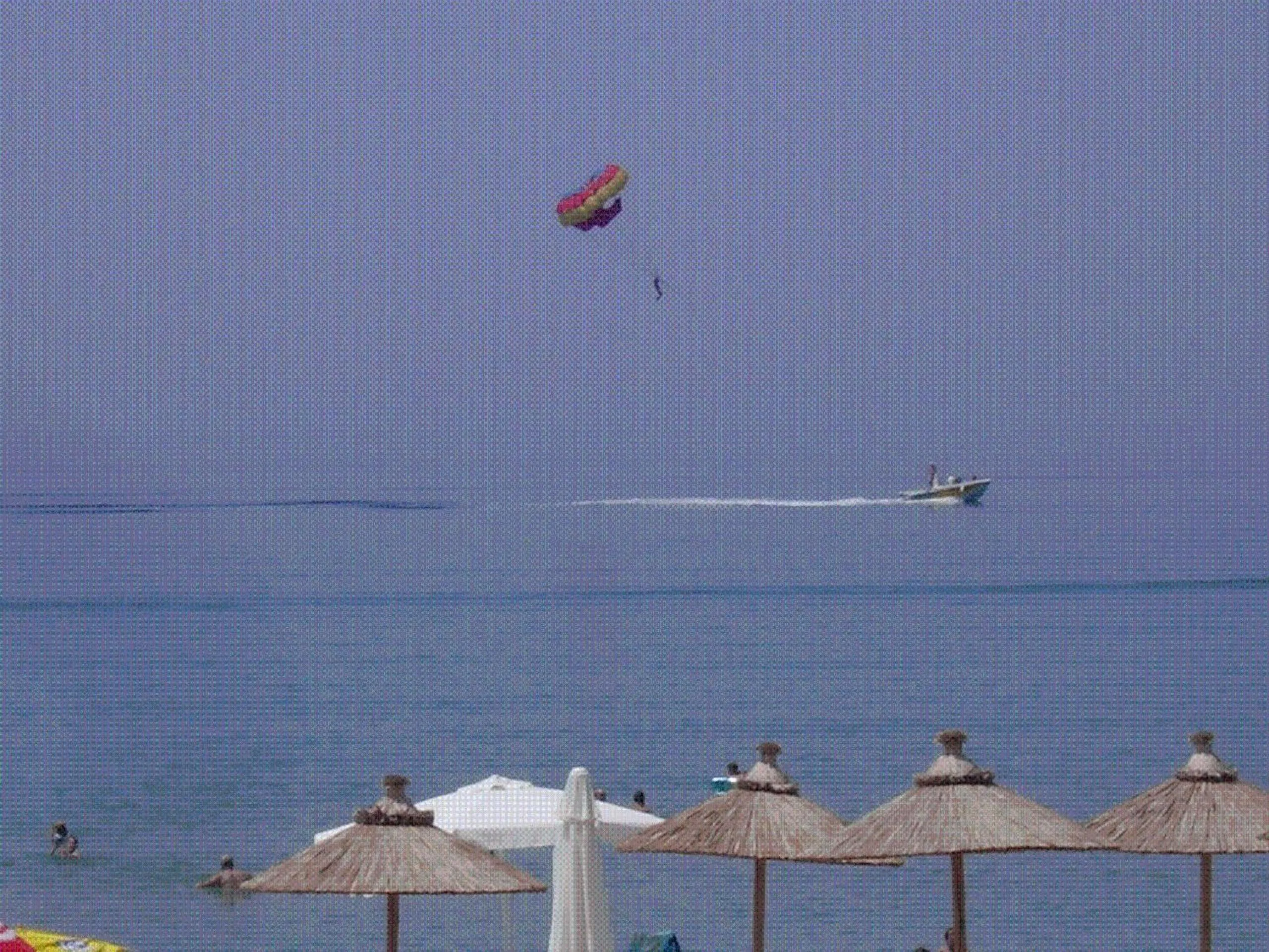 Beach in Hotel Loukas Vrachos