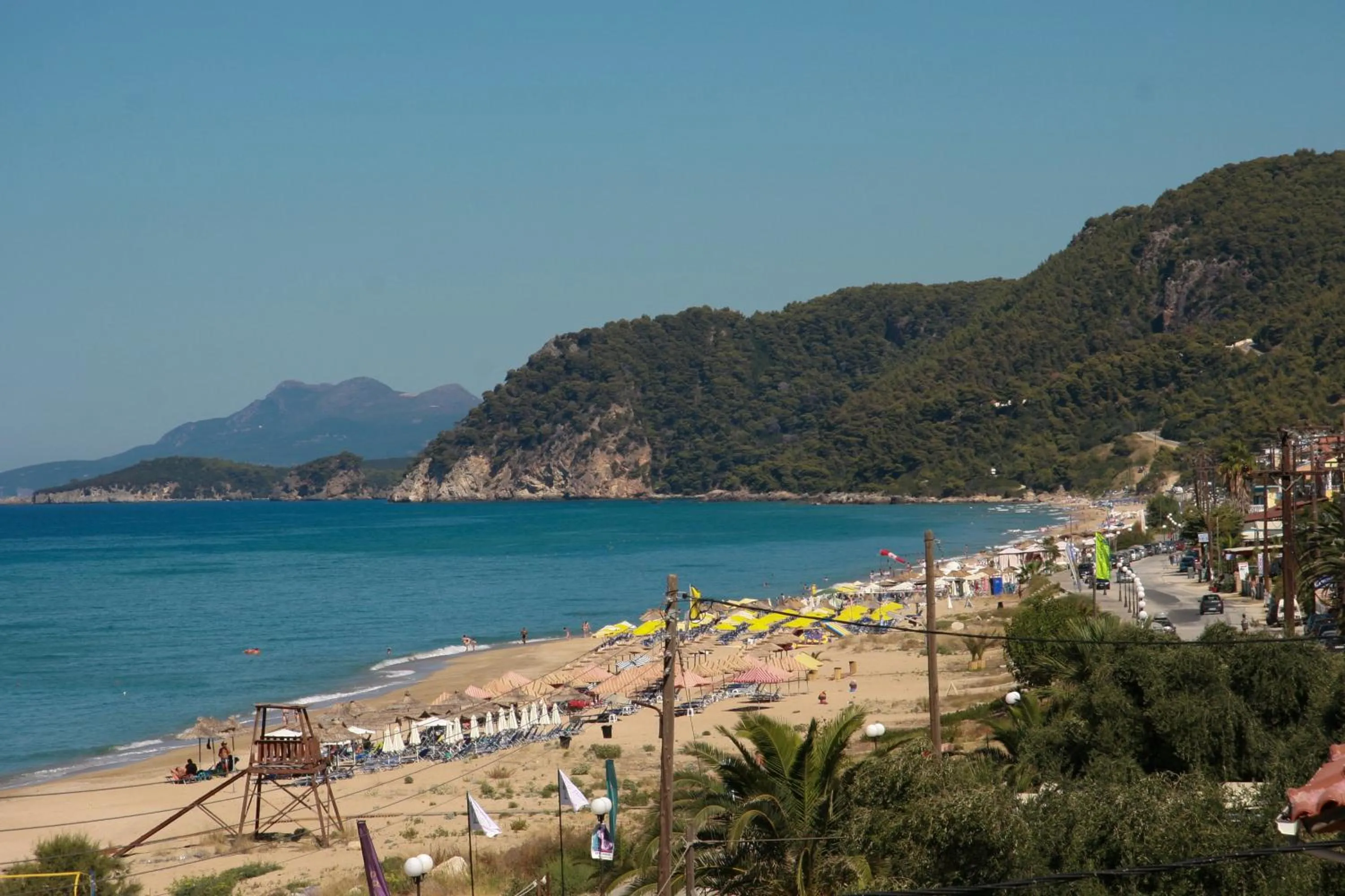 Bird's eye view in Hotel Loukas Vrachos