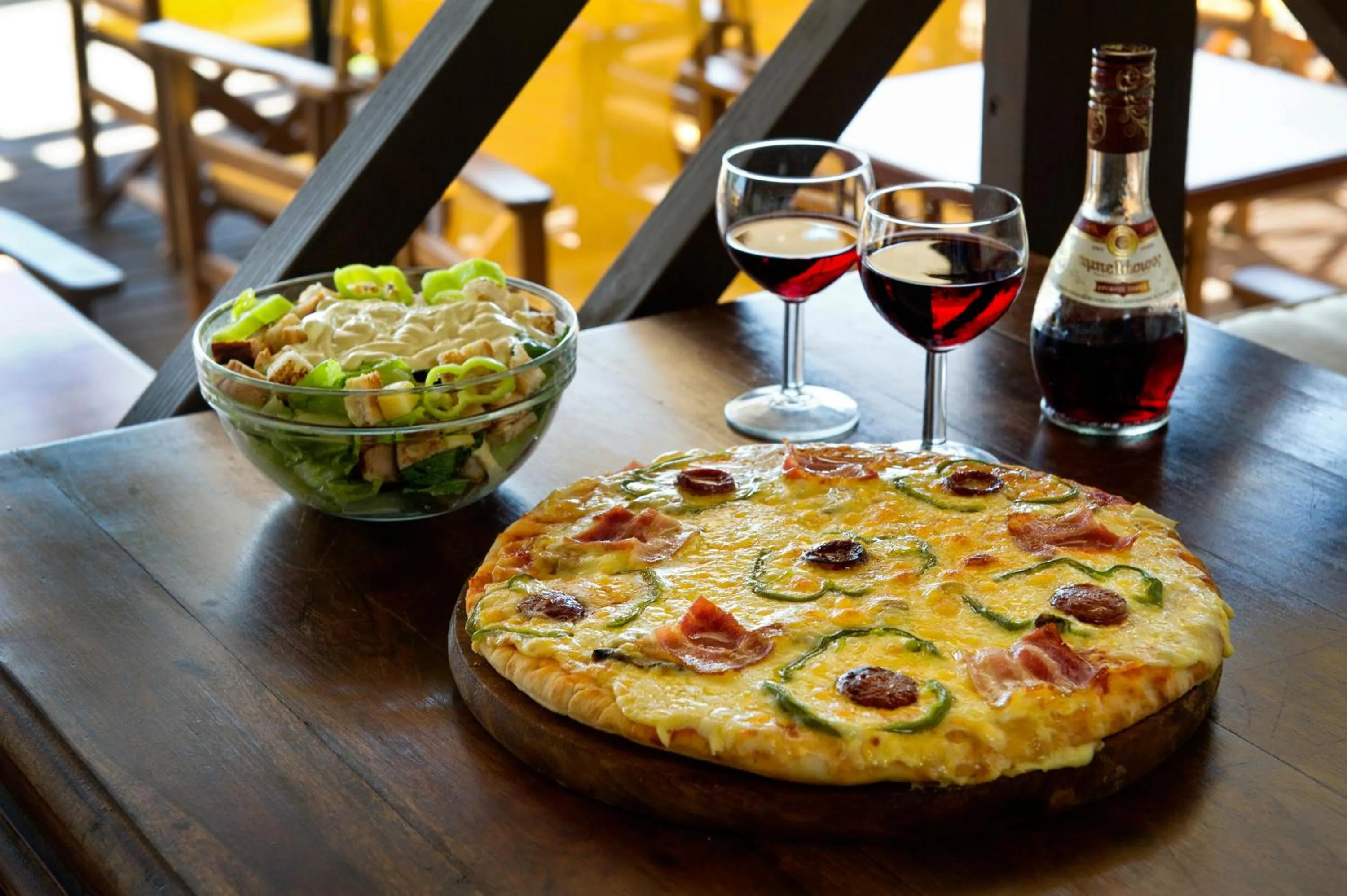 Food in Hotel Loukas Vrachos