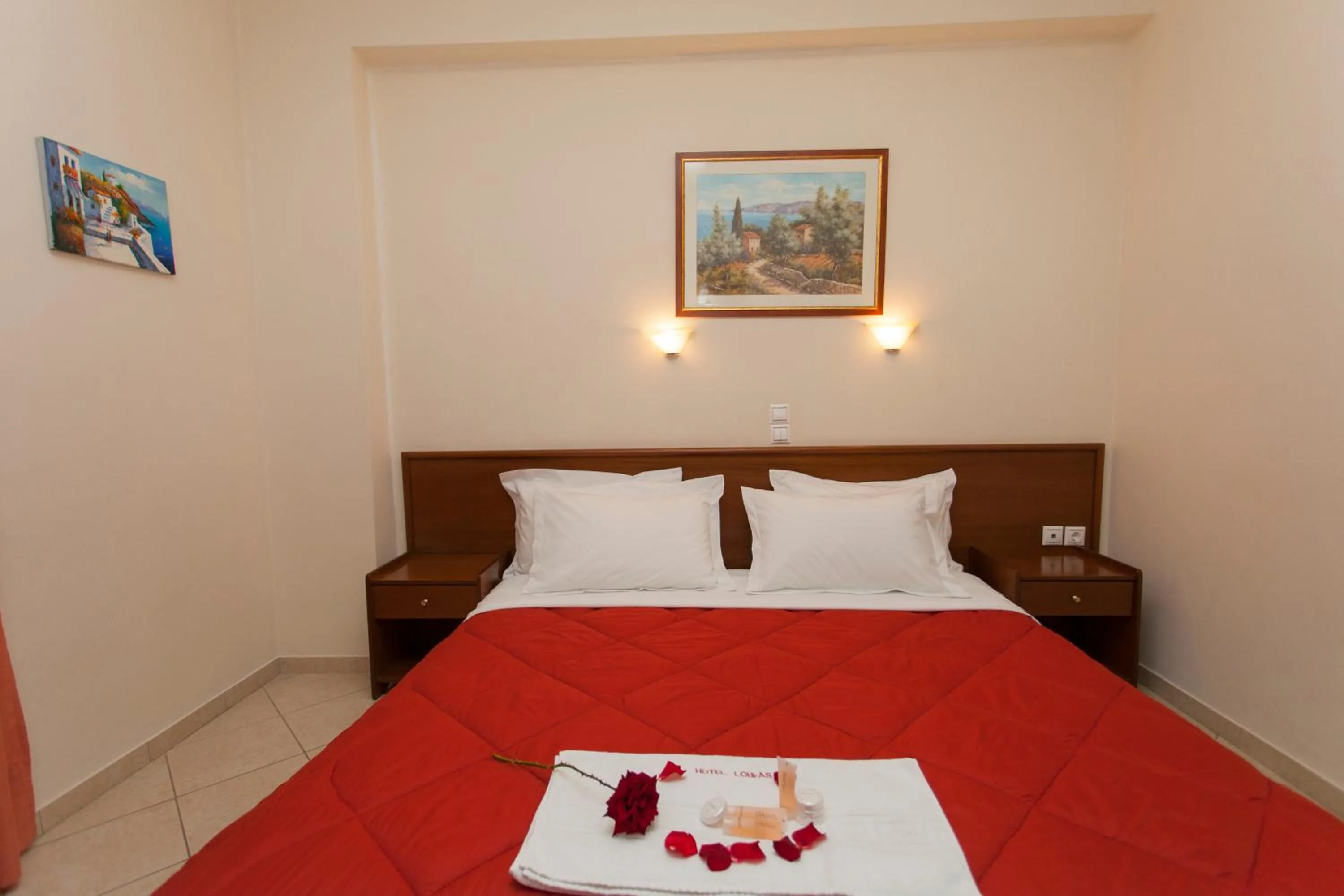 Photo of the whole room, Bed in Hotel Loukas Vrachos