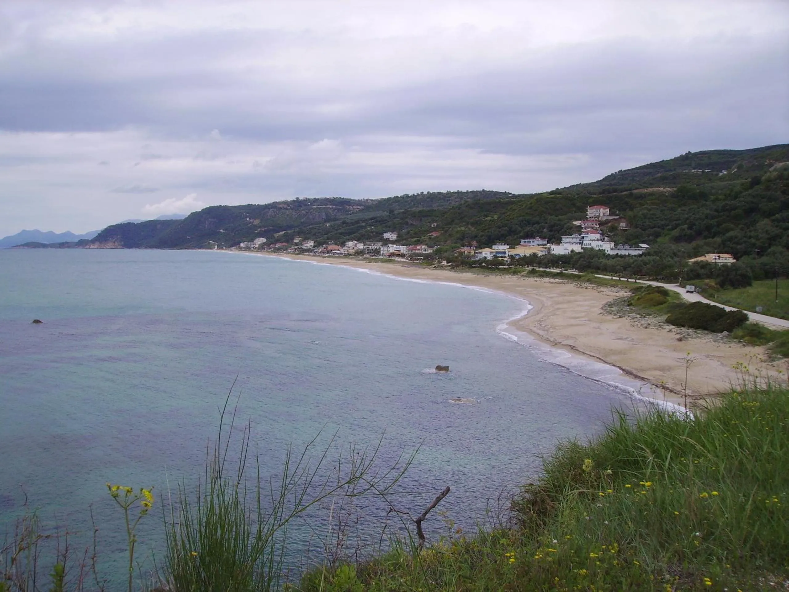 Bird's eye view in Hotel Loukas Vrachos