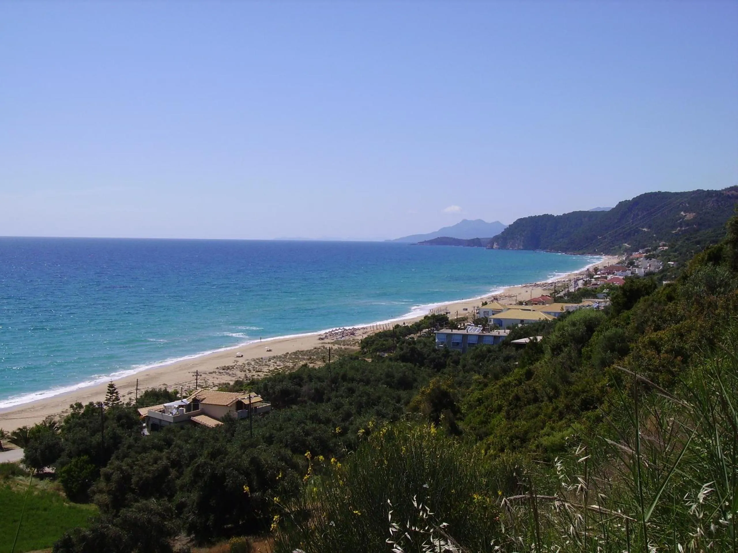 Bird's eye view in Hotel Loukas Vrachos