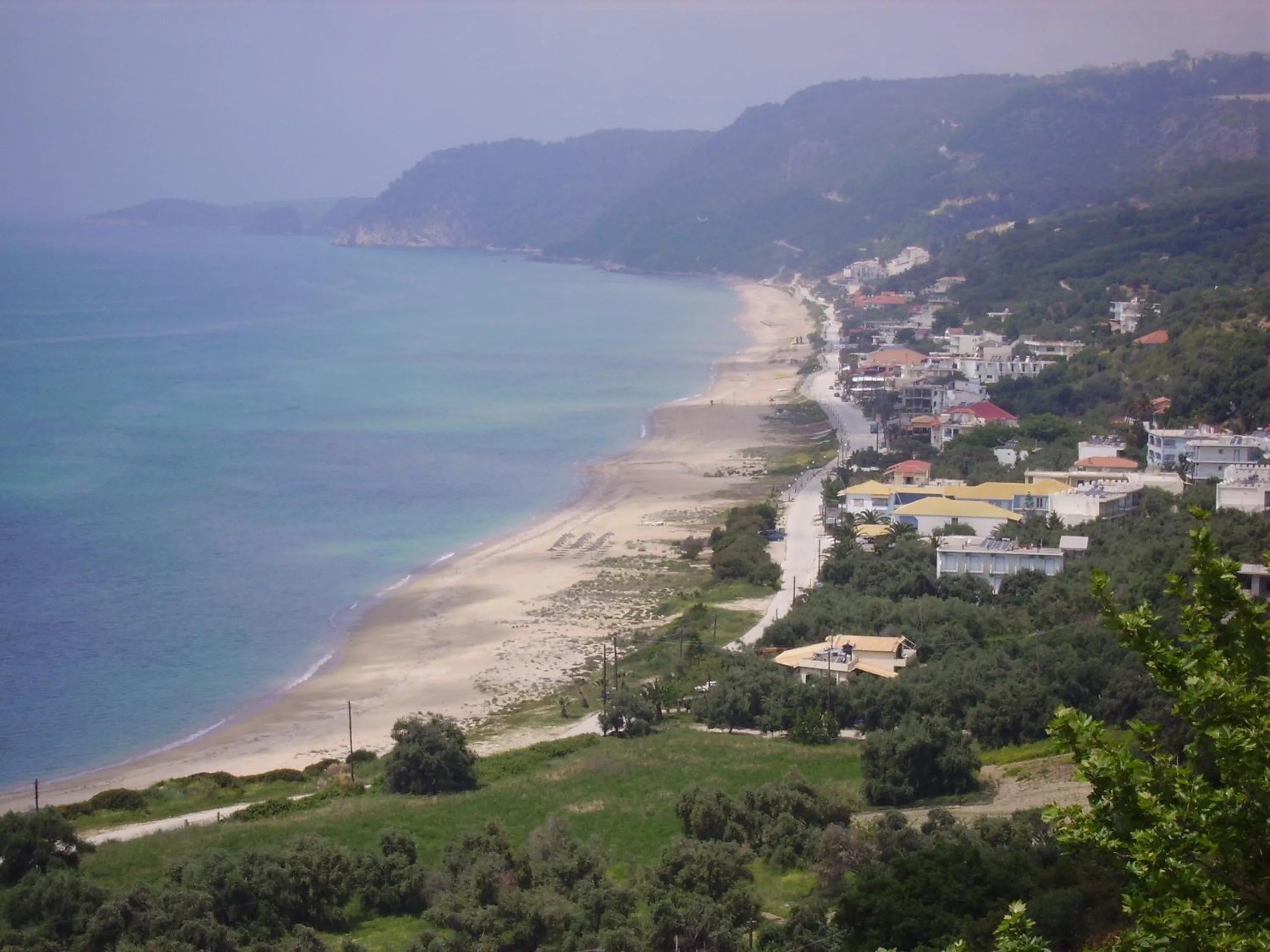 Bird's eye view in Hotel Loukas Vrachos