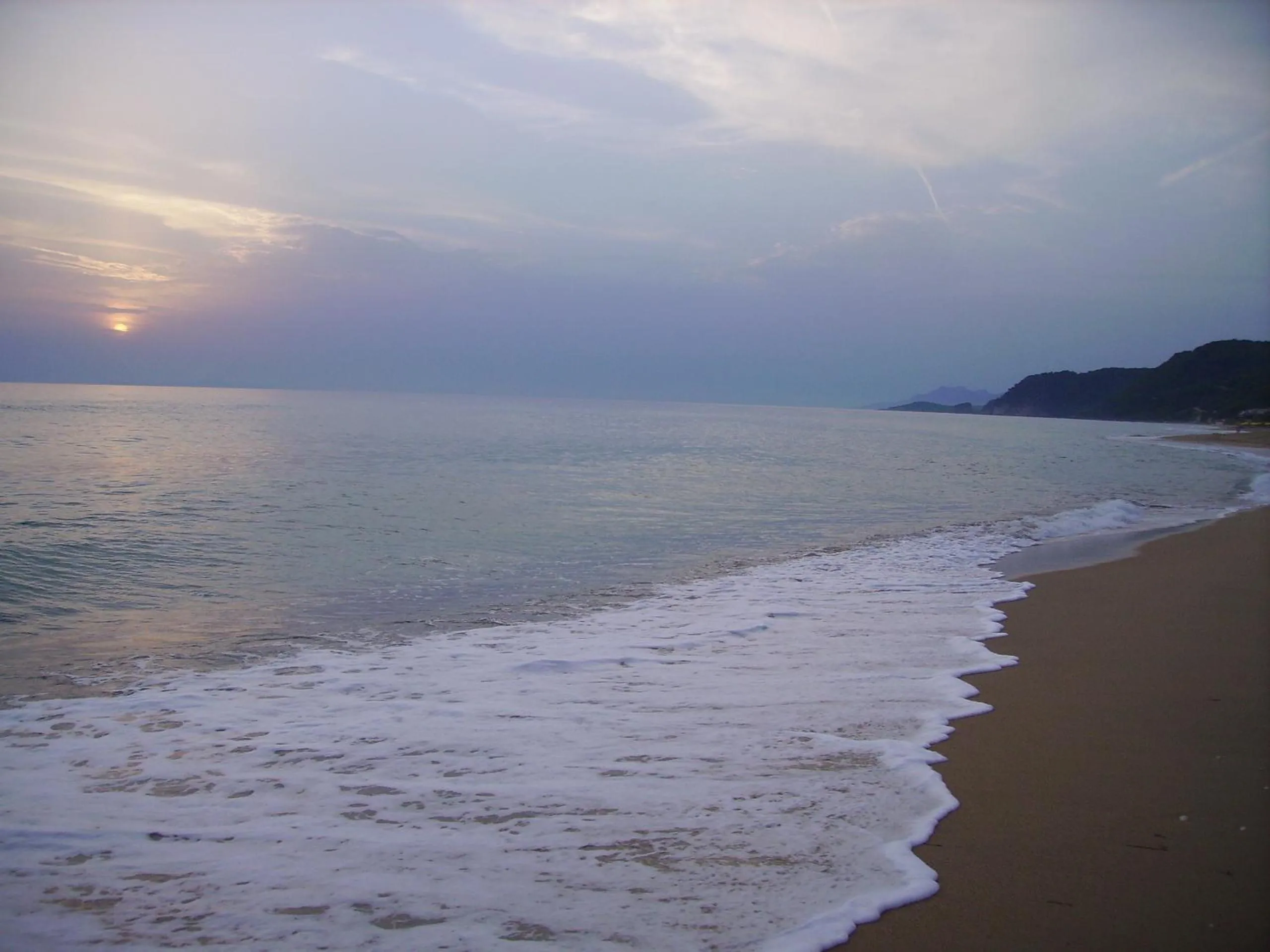 Beach in Hotel Loukas Vrachos
