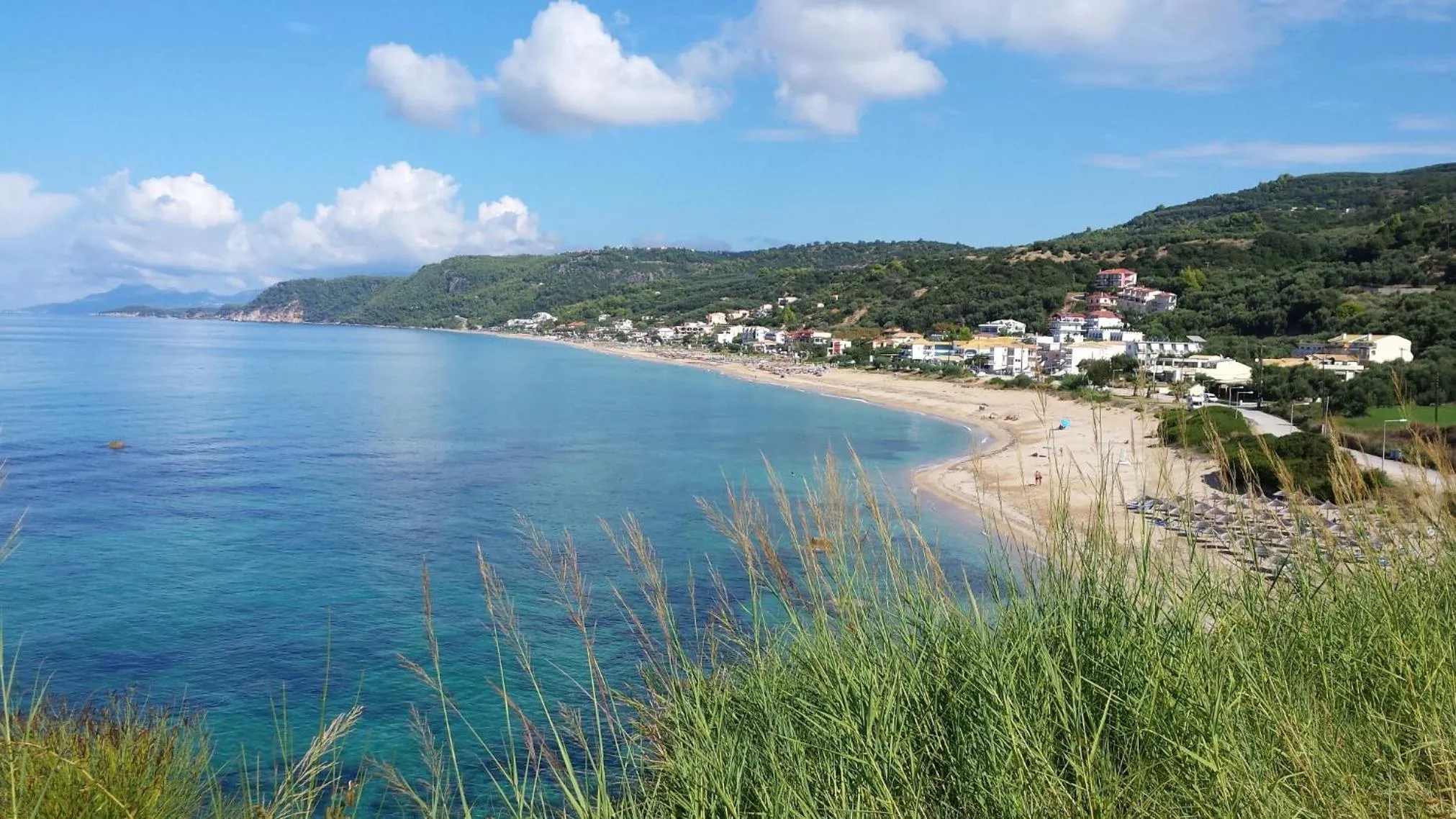 Beach in Hotel Loukas Vrachos