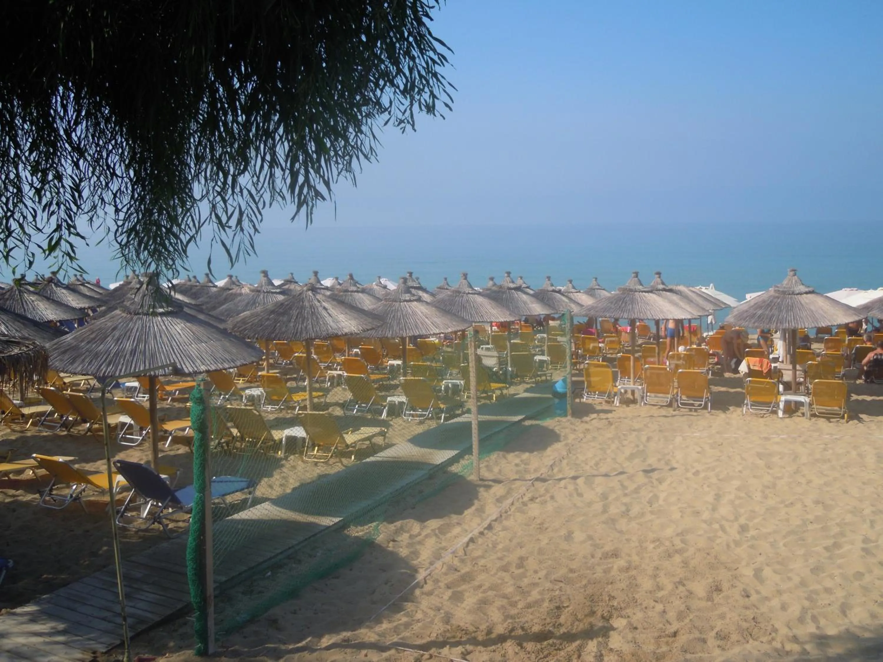 Beach in Hotel Loukas Vrachos