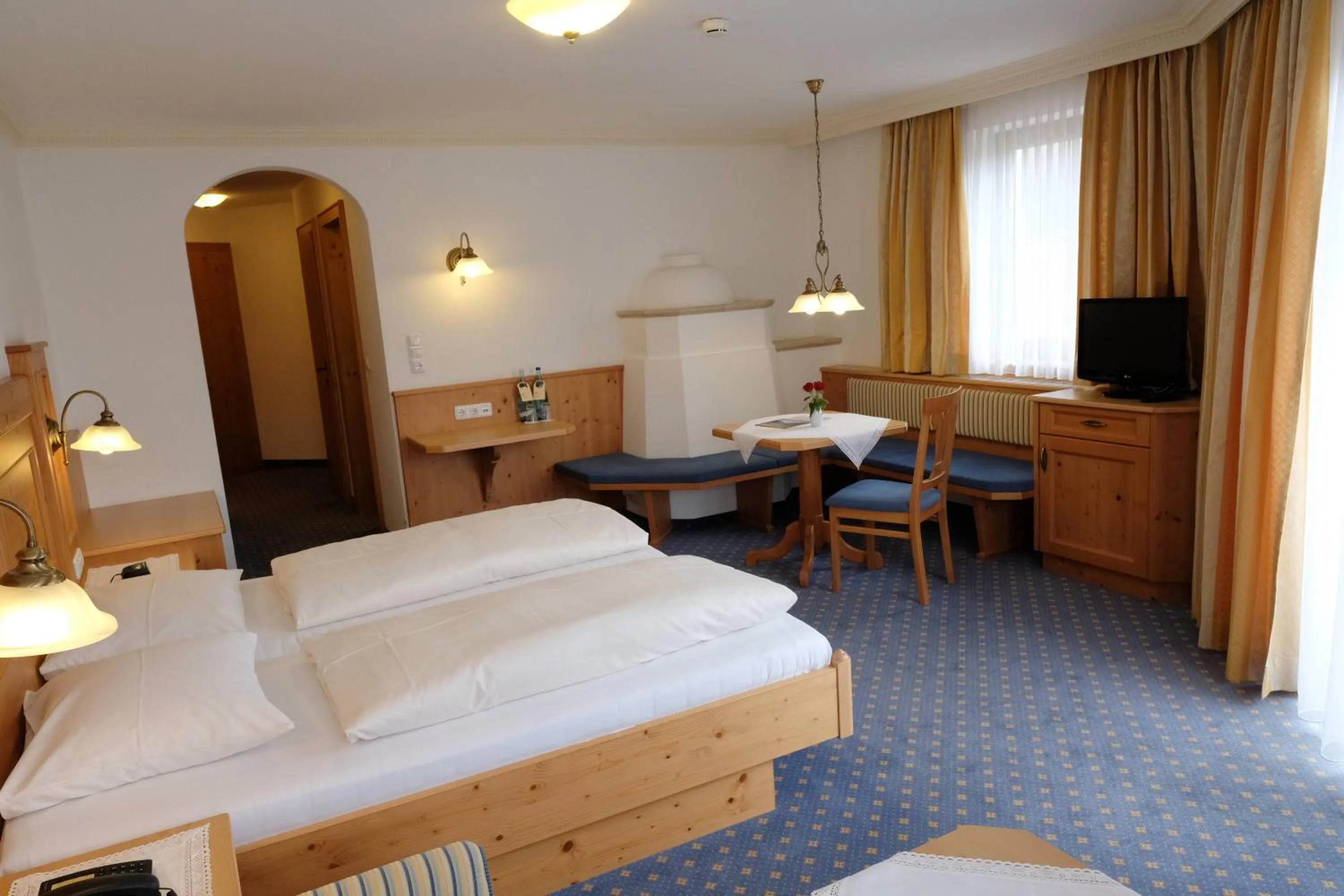 Bed in Hotel Moserhof