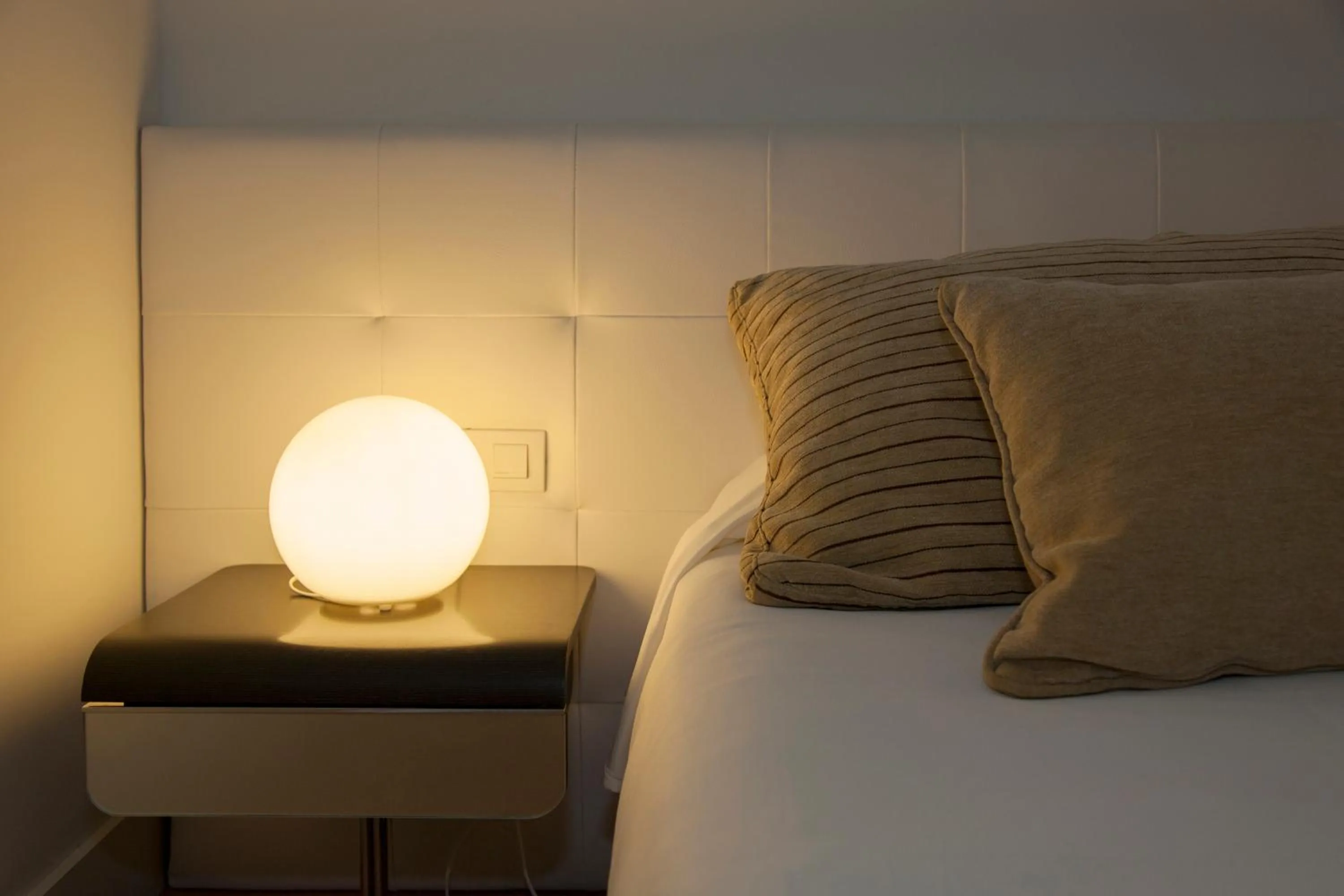 Decorative detail, Bed in Hostal Goya