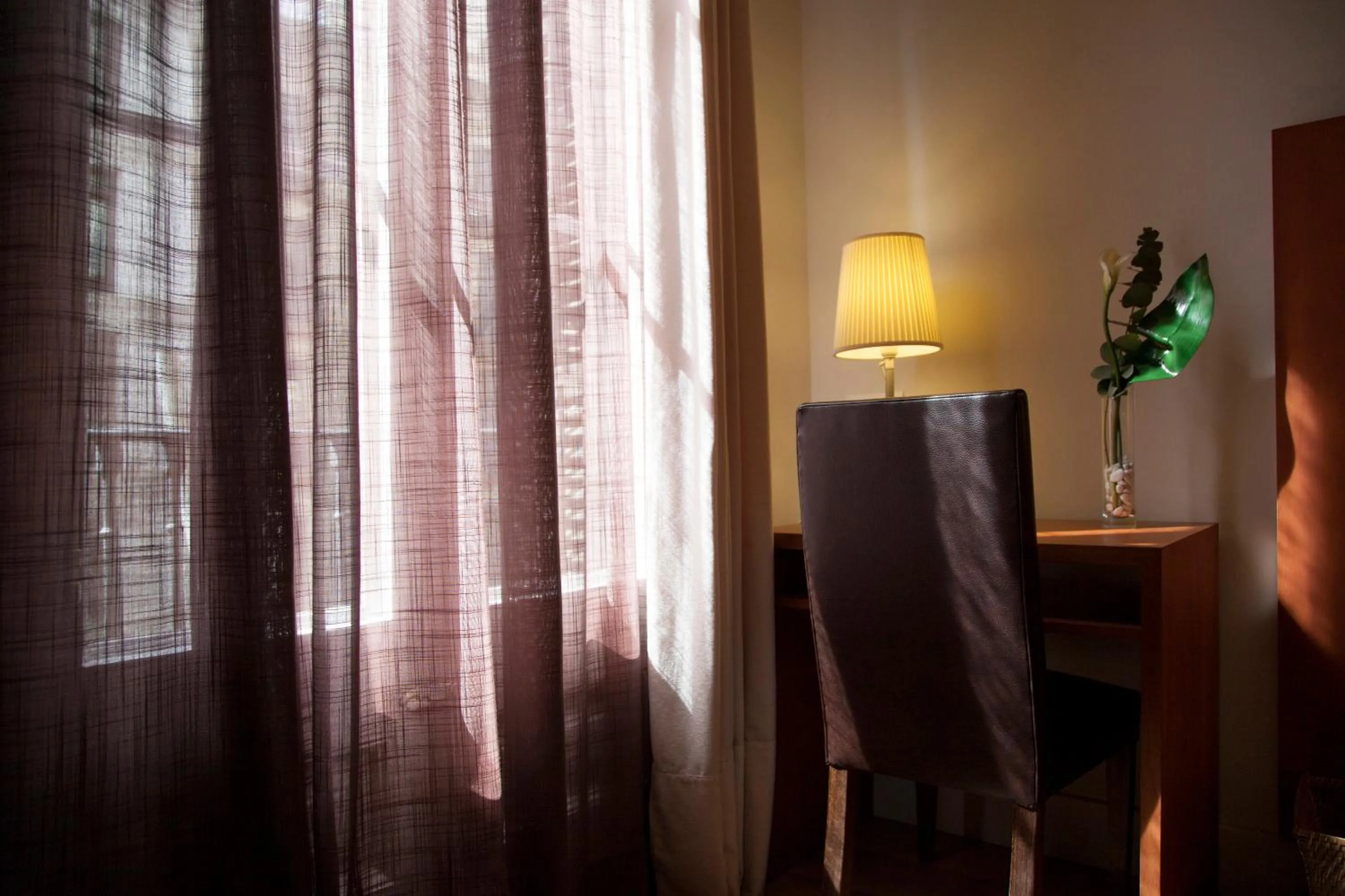 Seating area in Hostal Goya