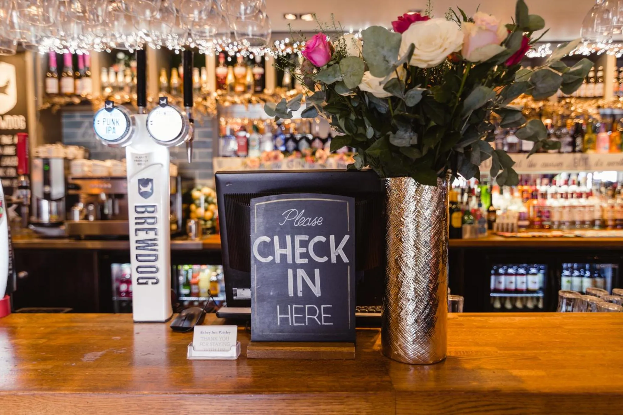 Lobby or reception in The Abbey Inn
