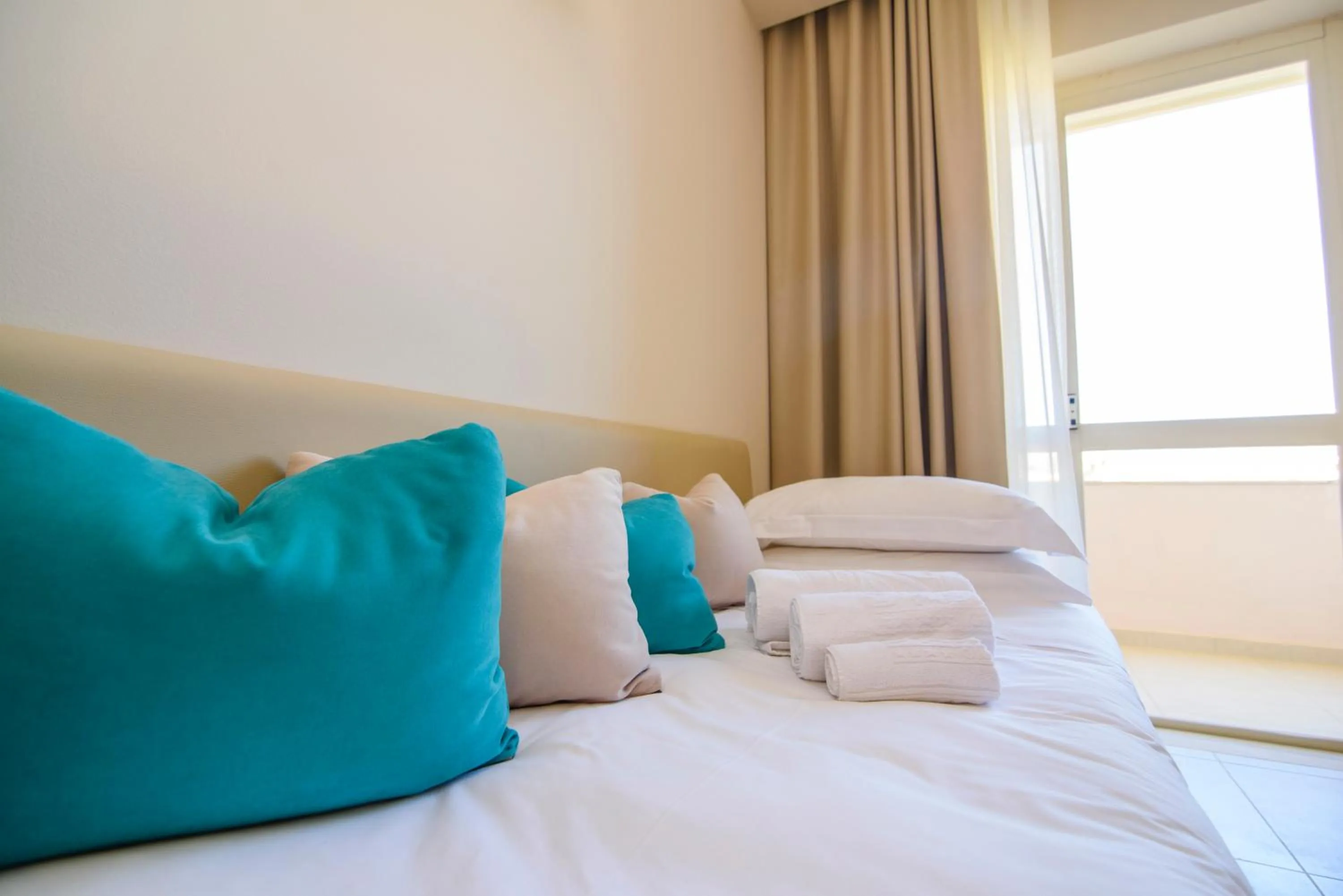 Bed in Grand Hotel President