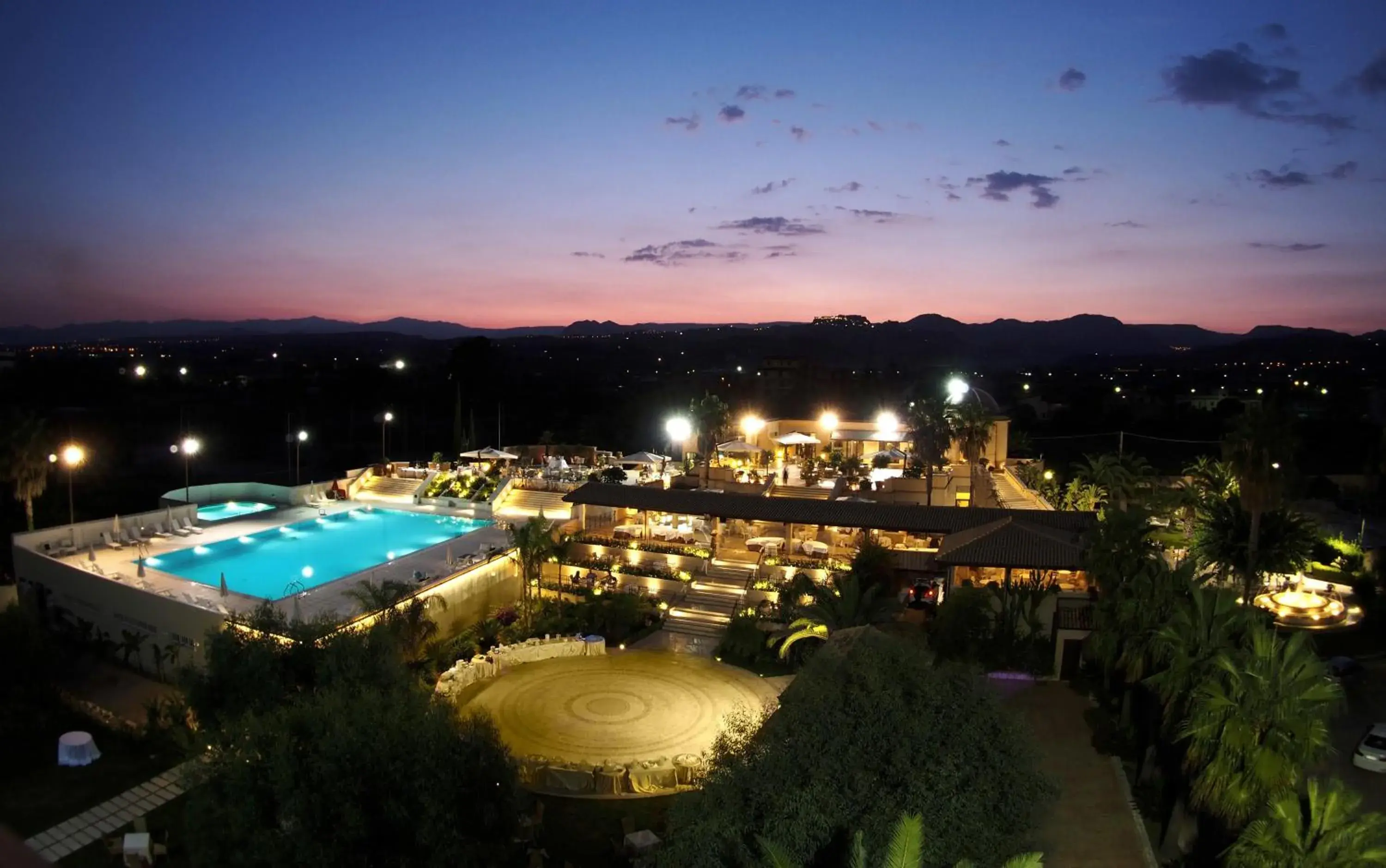 Pool view in Grand Hotel President Pool view in Grand Hotel President