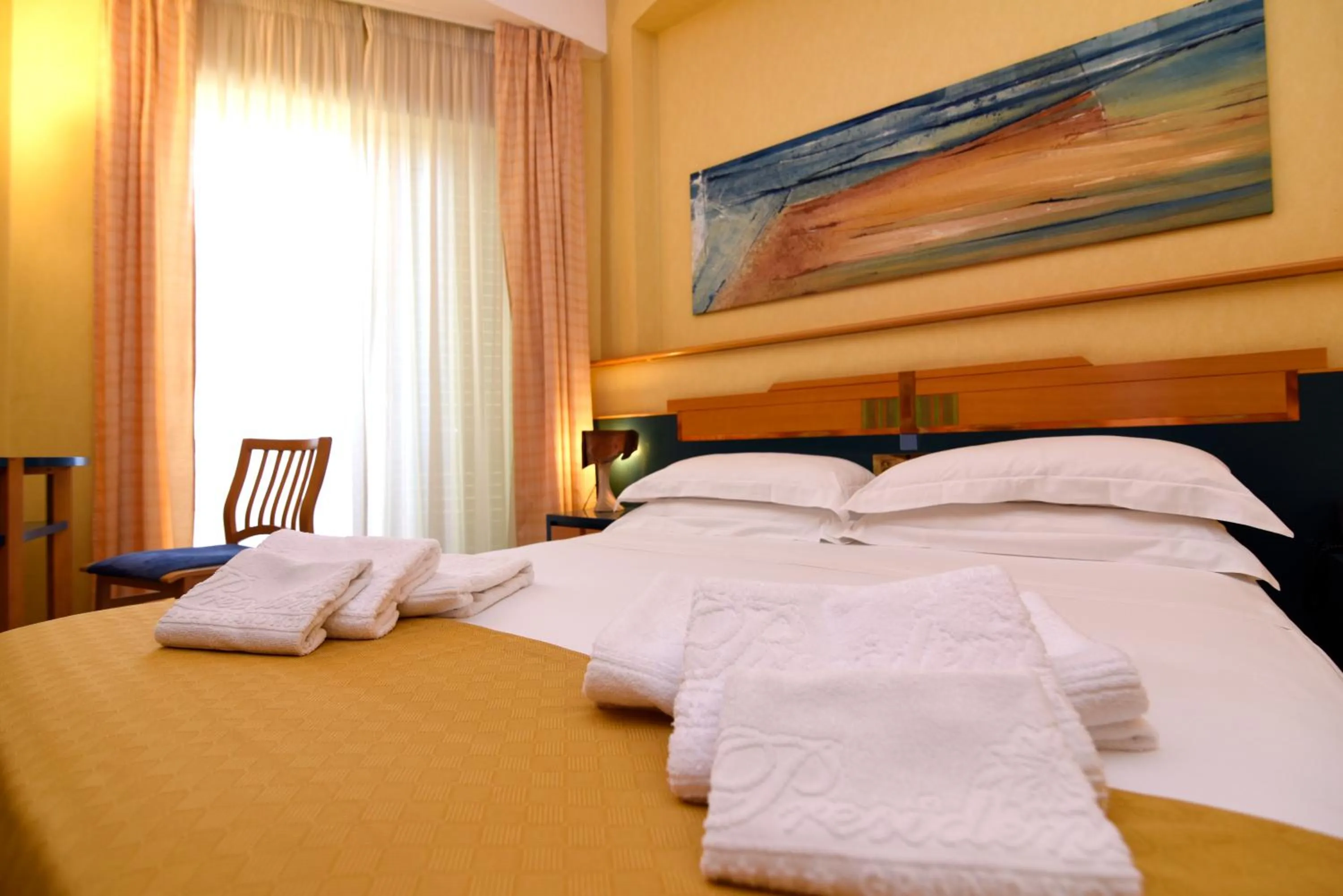 Photo of the whole room, Bed in Grand Hotel President