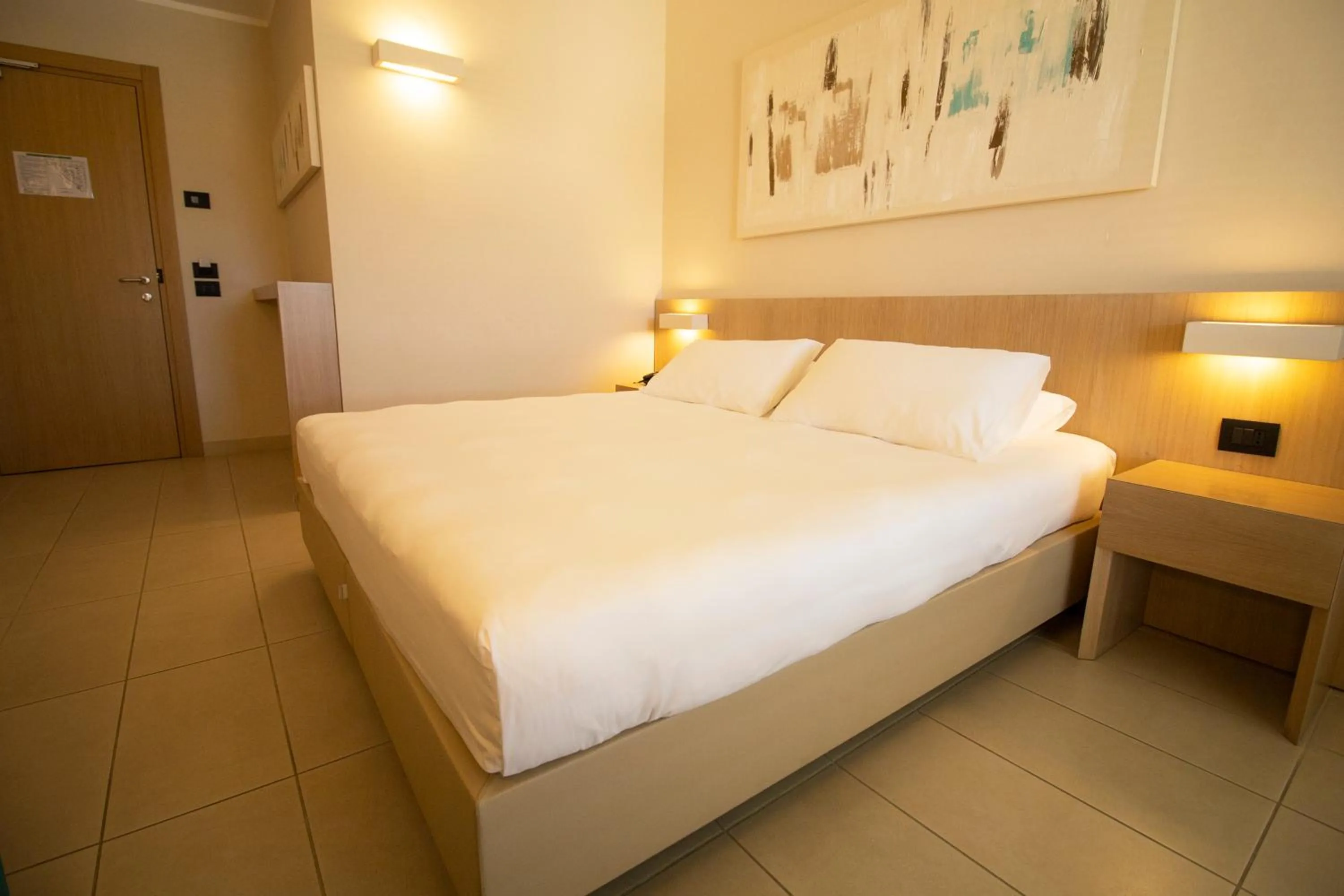 Bed in Grand Hotel President