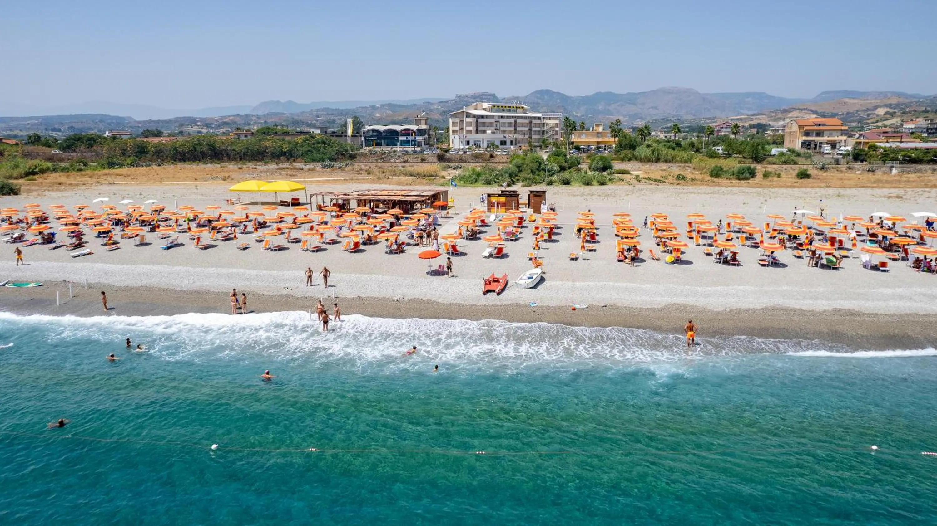 Beach in Grand Hotel President