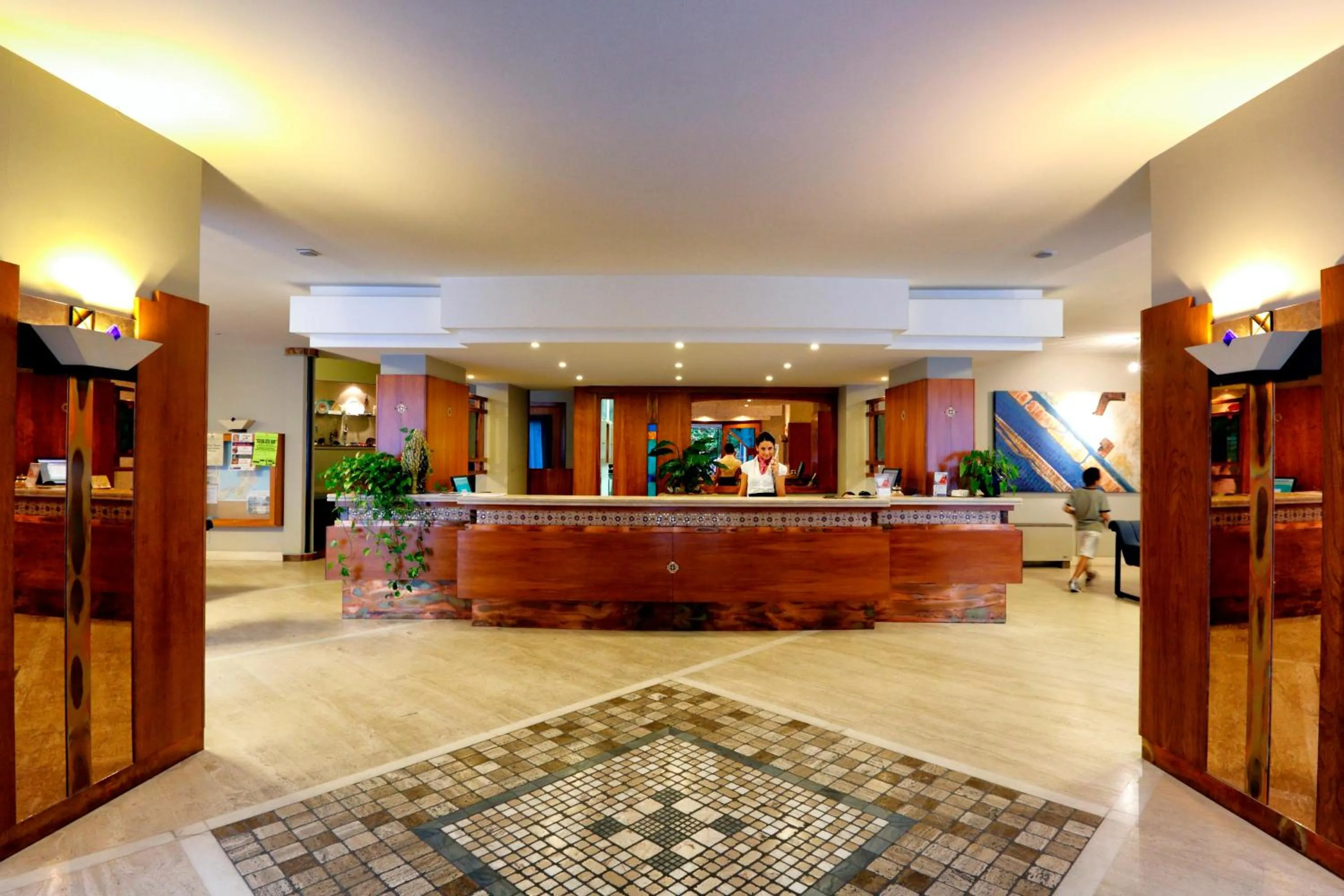 Lobby or reception in Grand Hotel President