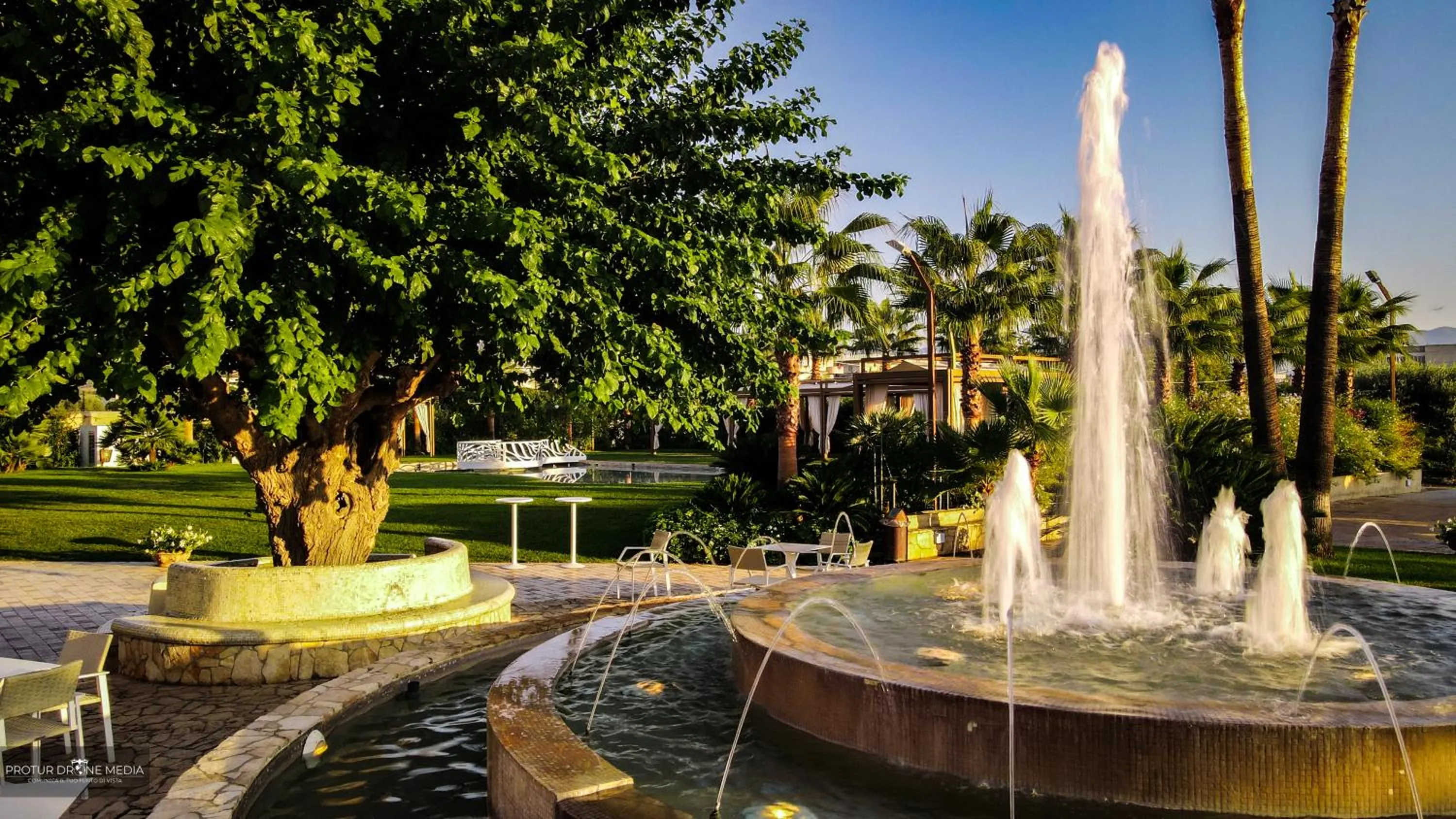 Garden in Grand Hotel President