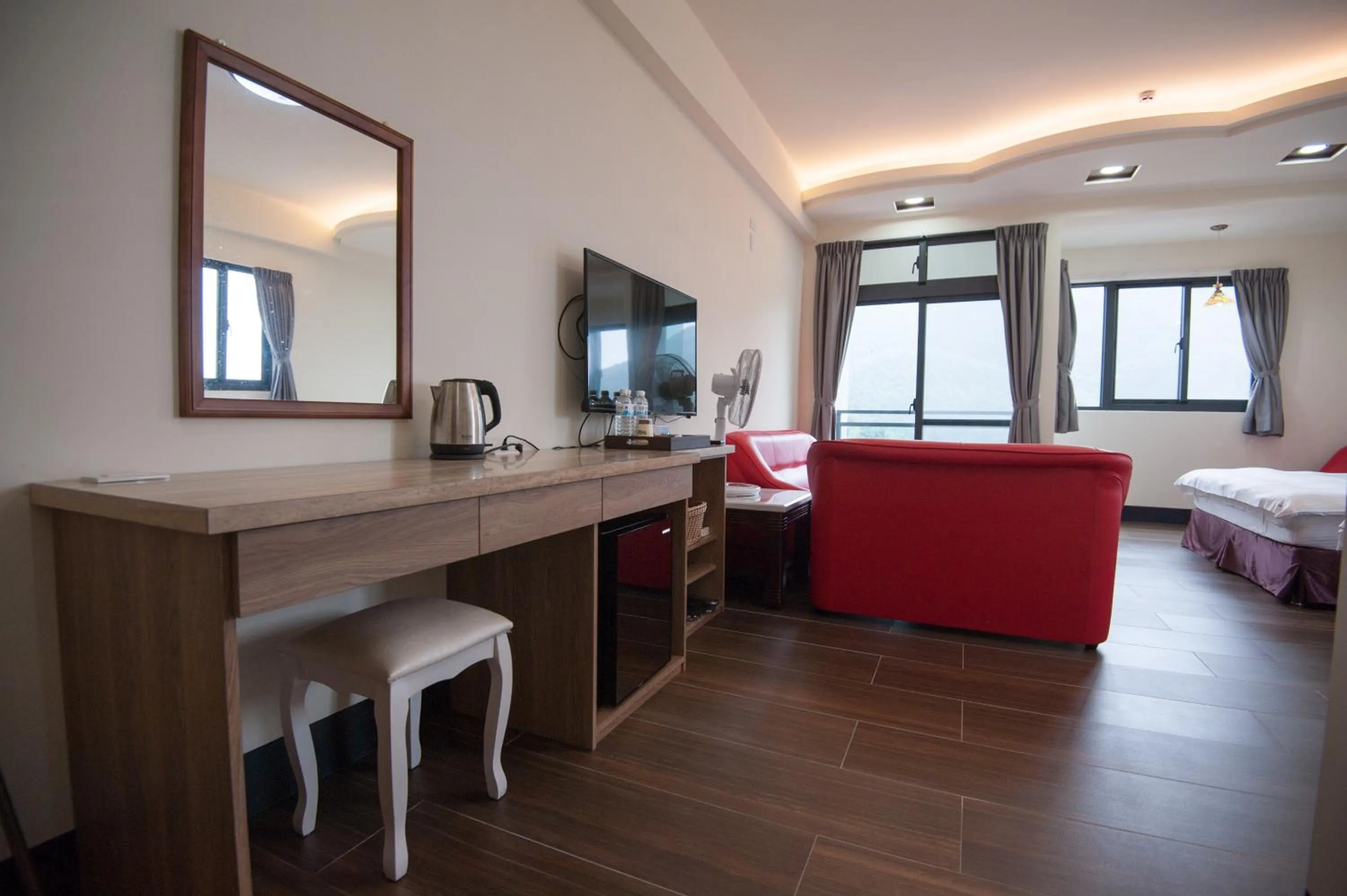 Bed in Habitat Heart B&B