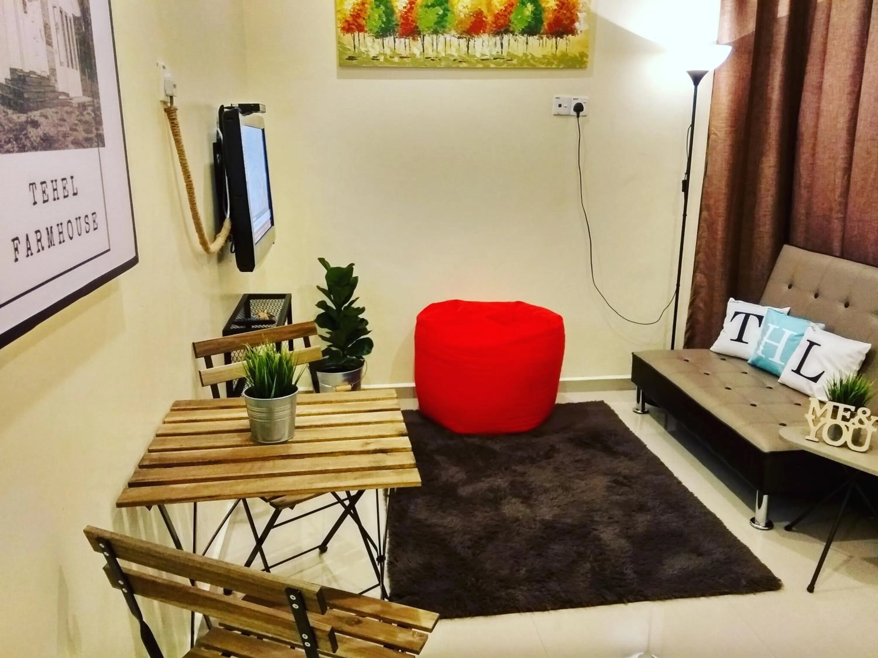 Living room in Tehel Farmhouse