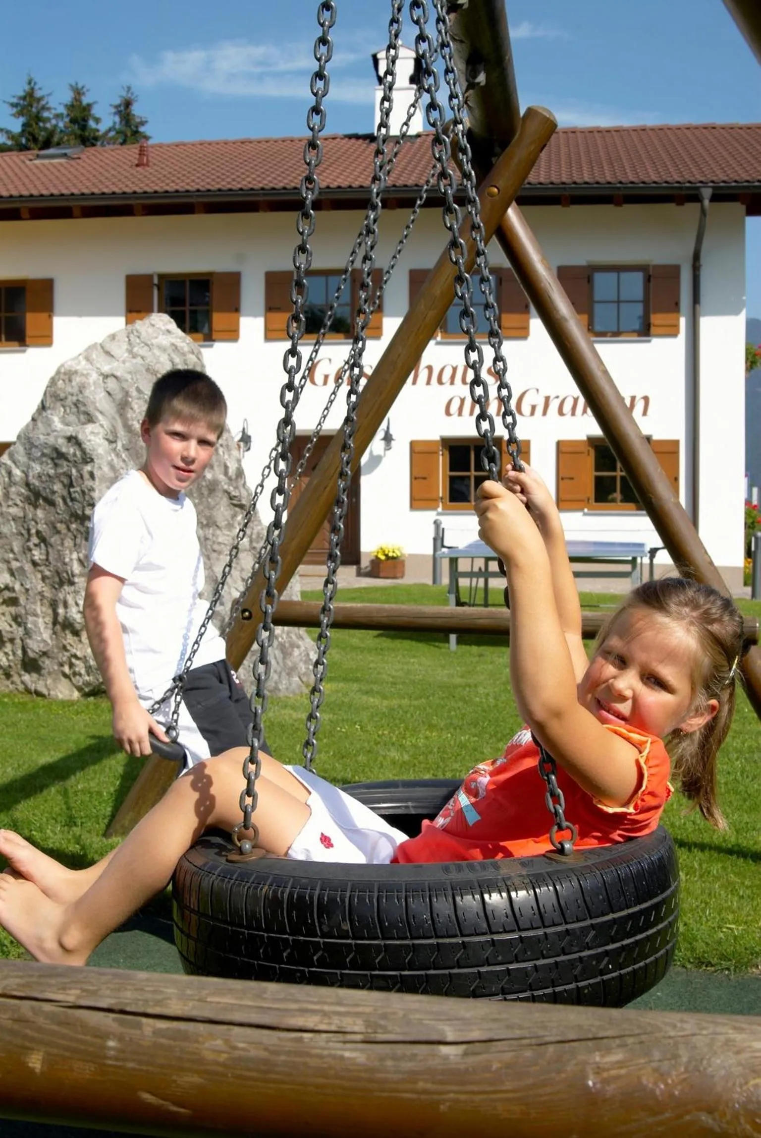 Children play ground in Gästehaus am Graben