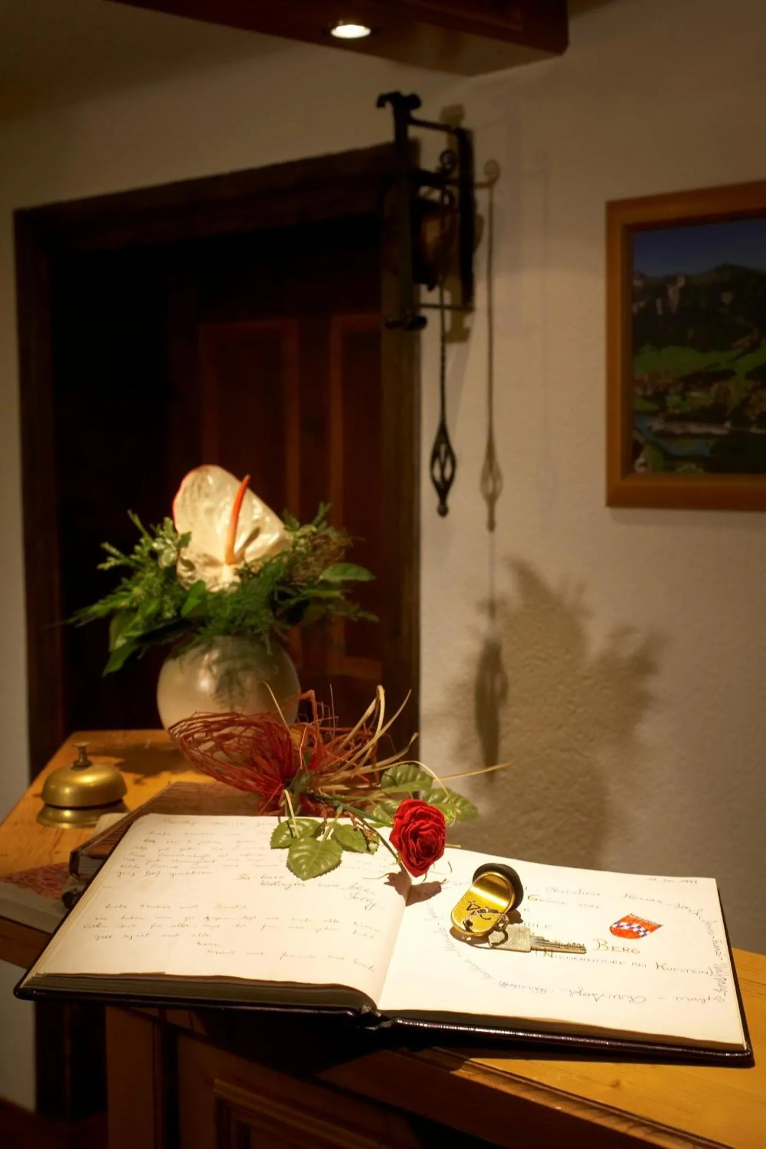 Lobby or reception in Gästehaus am Graben