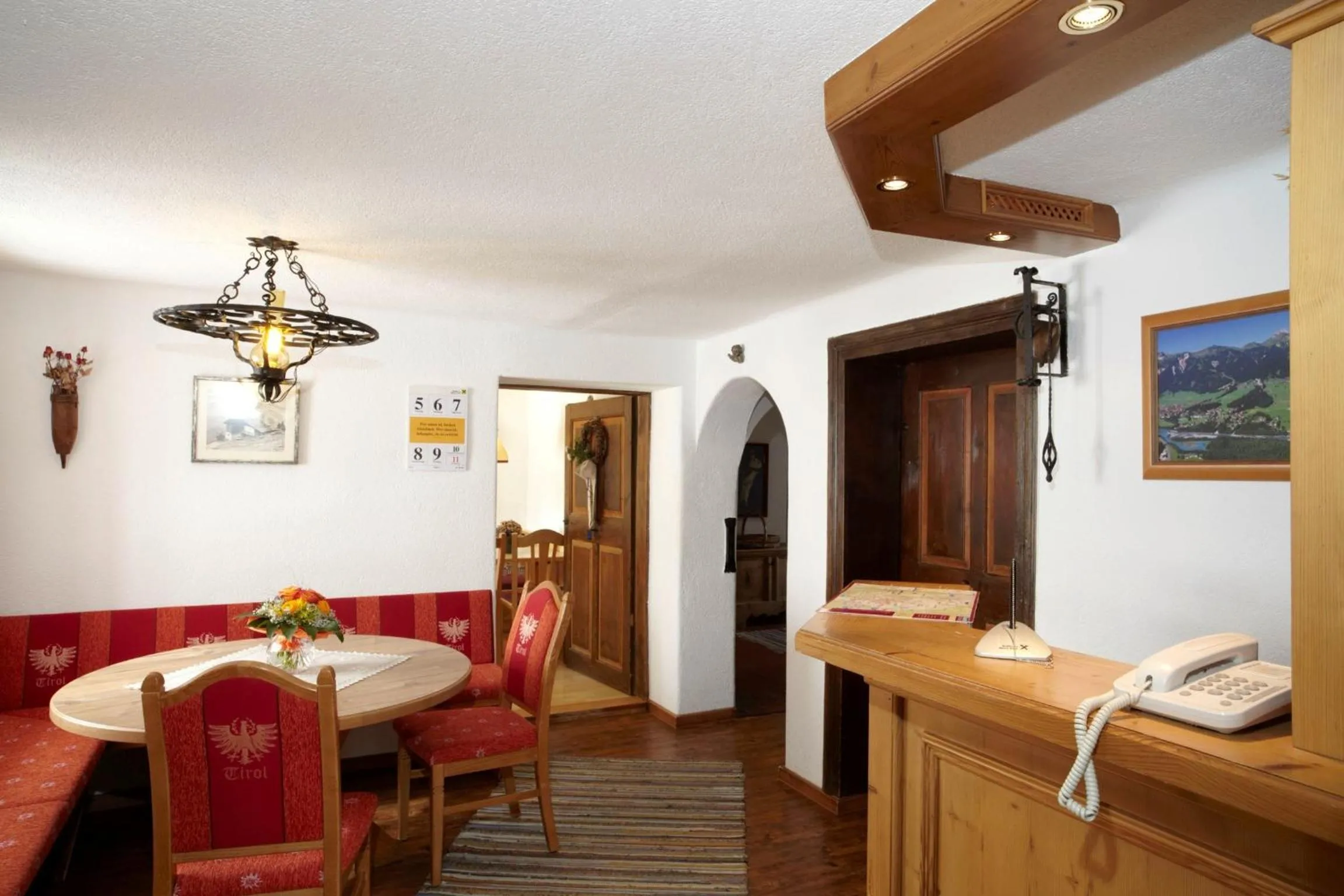 Lobby or reception in Gästehaus am Graben