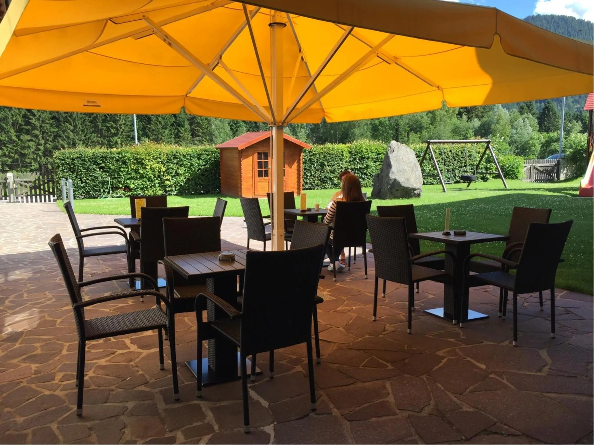 Garden in Gästehaus am Graben