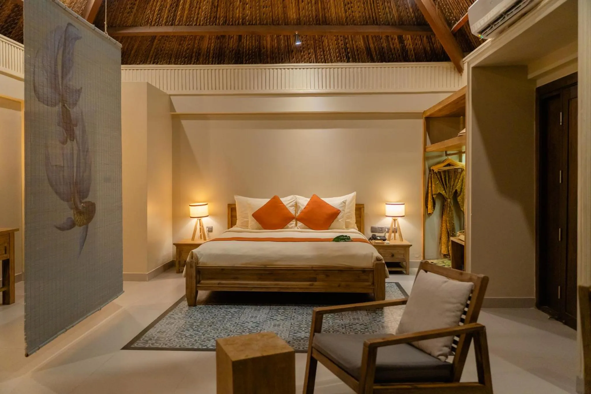 Bed in Crown Retreat Quy Nhon Resort