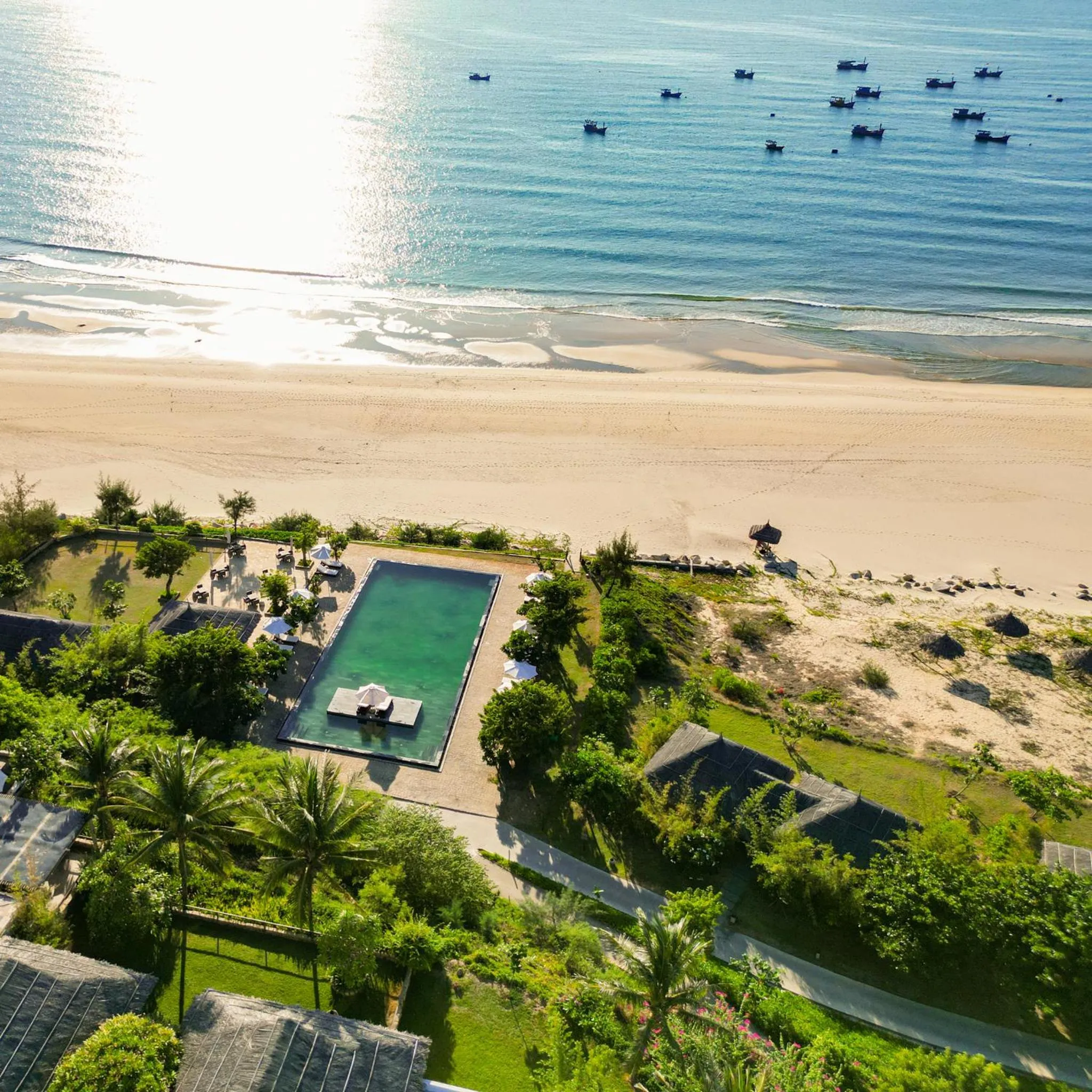 Swimming pool in Crown Retreat Quy Nhon Resort