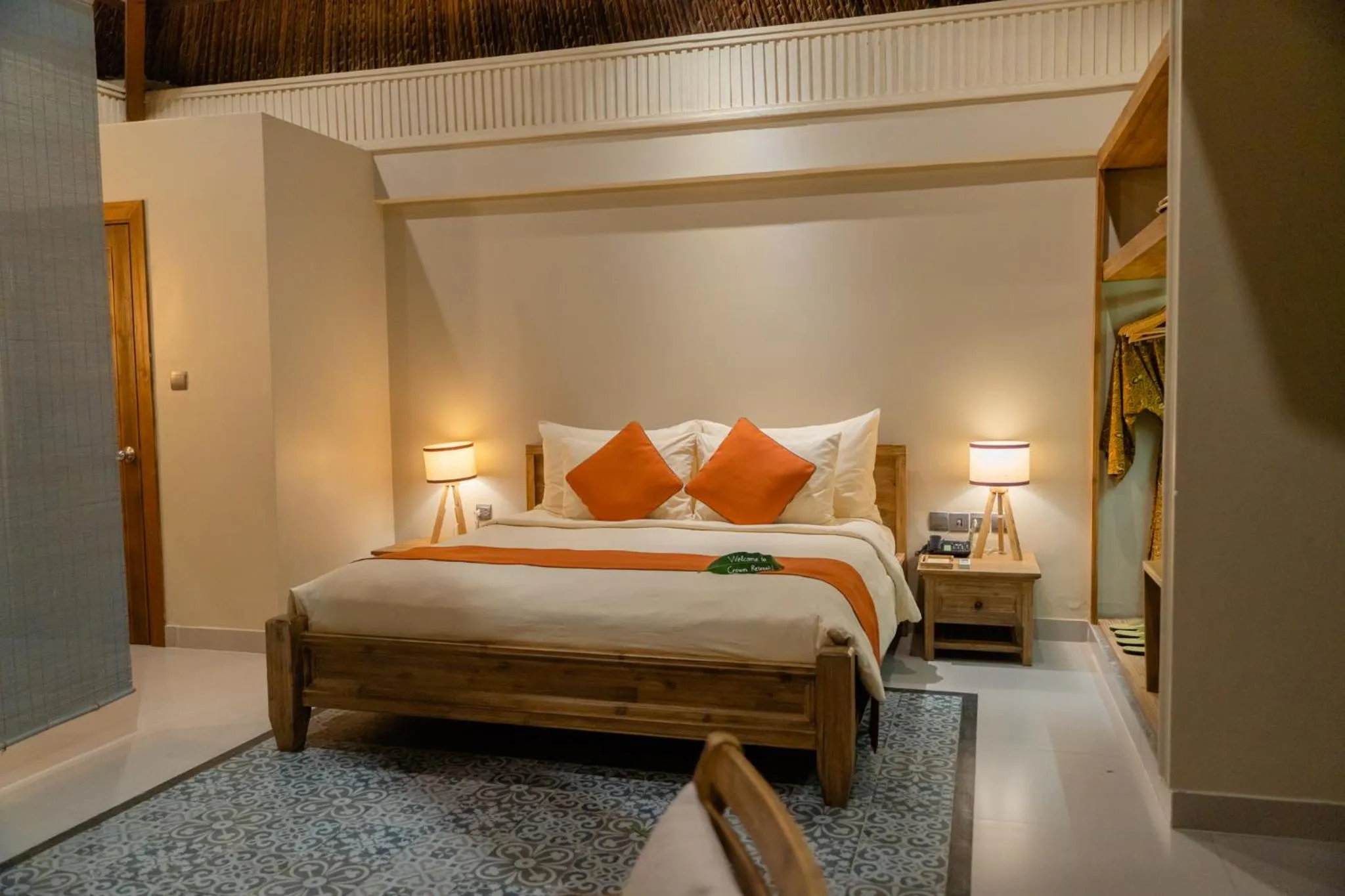 Bed in Crown Retreat Quy Nhon Resort