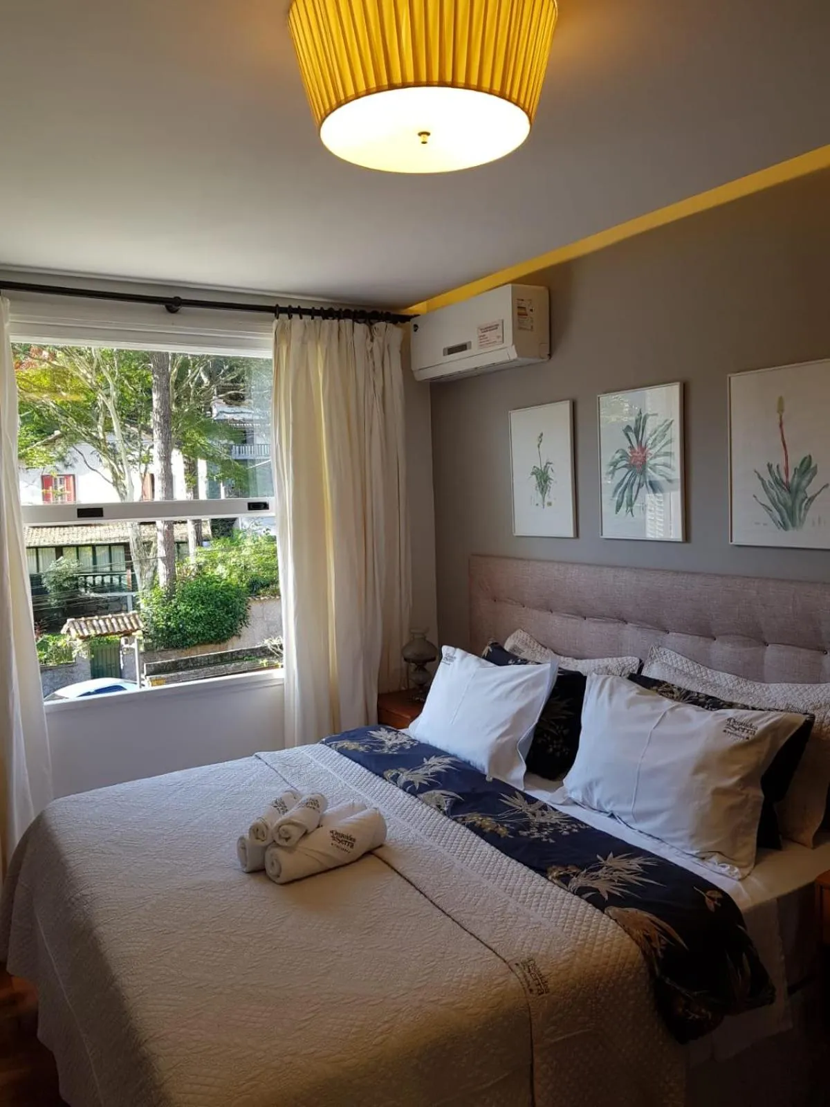 Bed in Pousada Orquidea da Serra