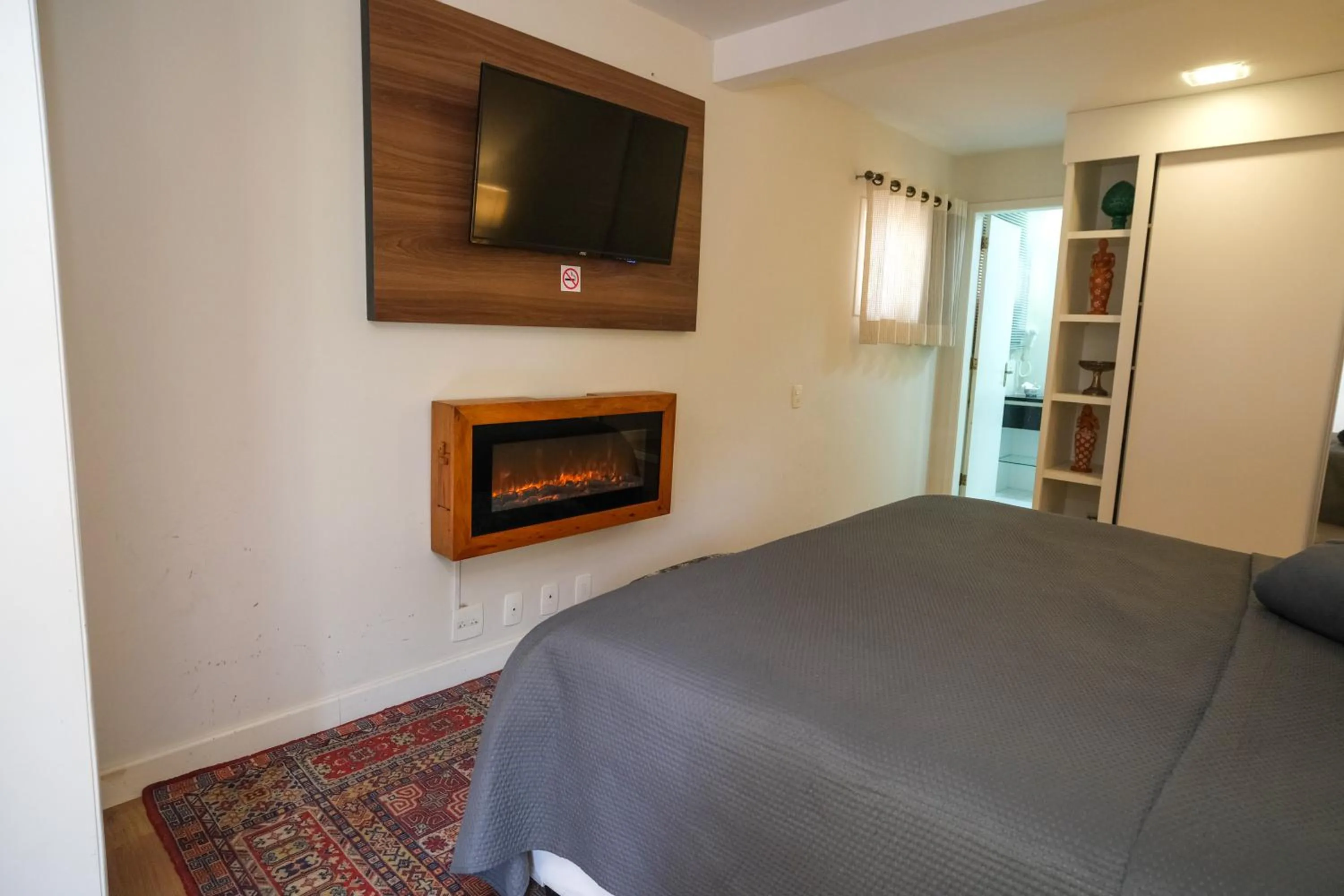 Bed in Pousada Orquidea da Serra