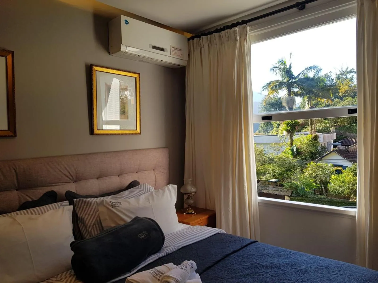 Bed in Pousada Orquidea da Serra