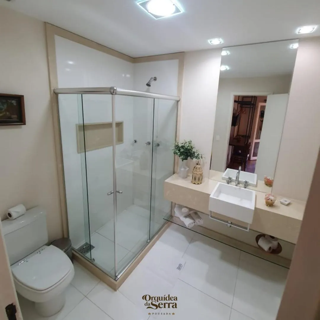 Bathroom in Pousada Orquidea da Serra