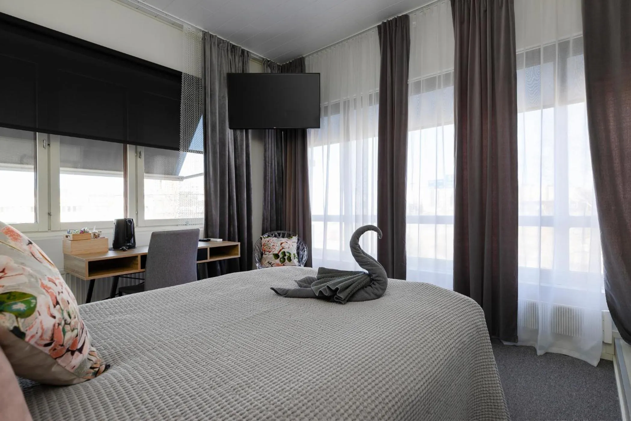 Bed in Hotelli & Ravintola Martinhovi