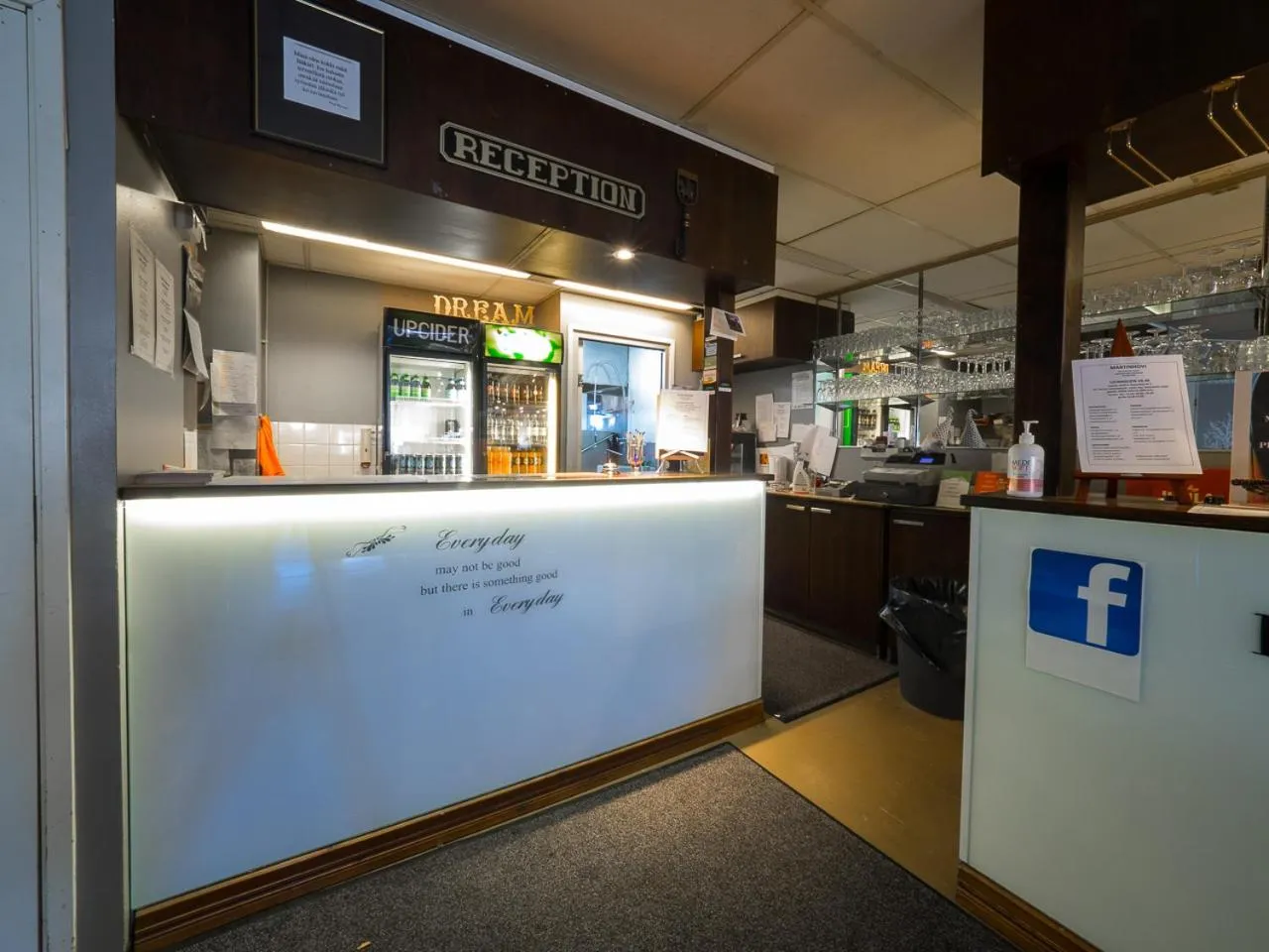 Lobby or reception in Hotelli & Ravintola Martinhovi