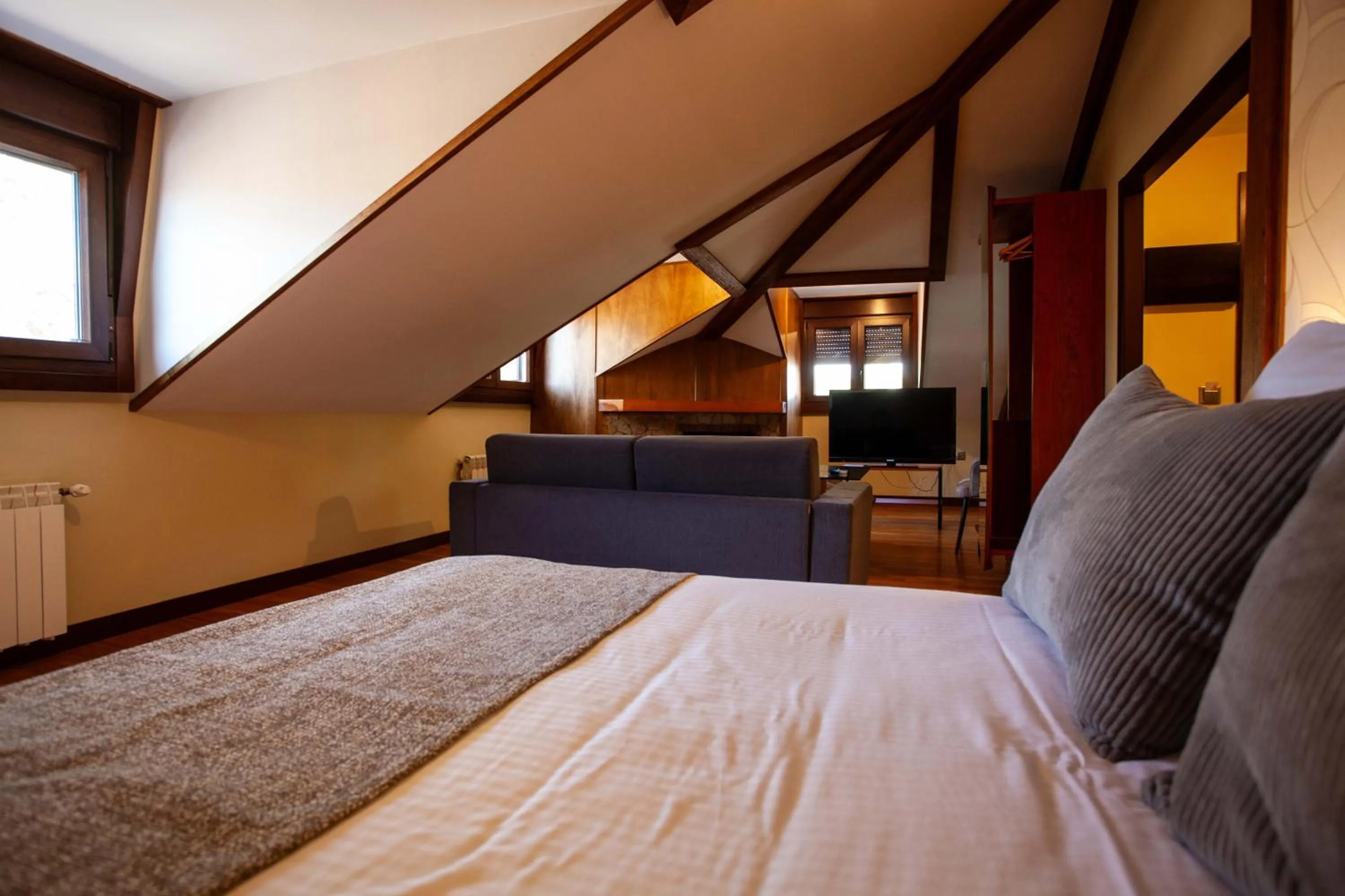 Bed in Hotel El Doncel