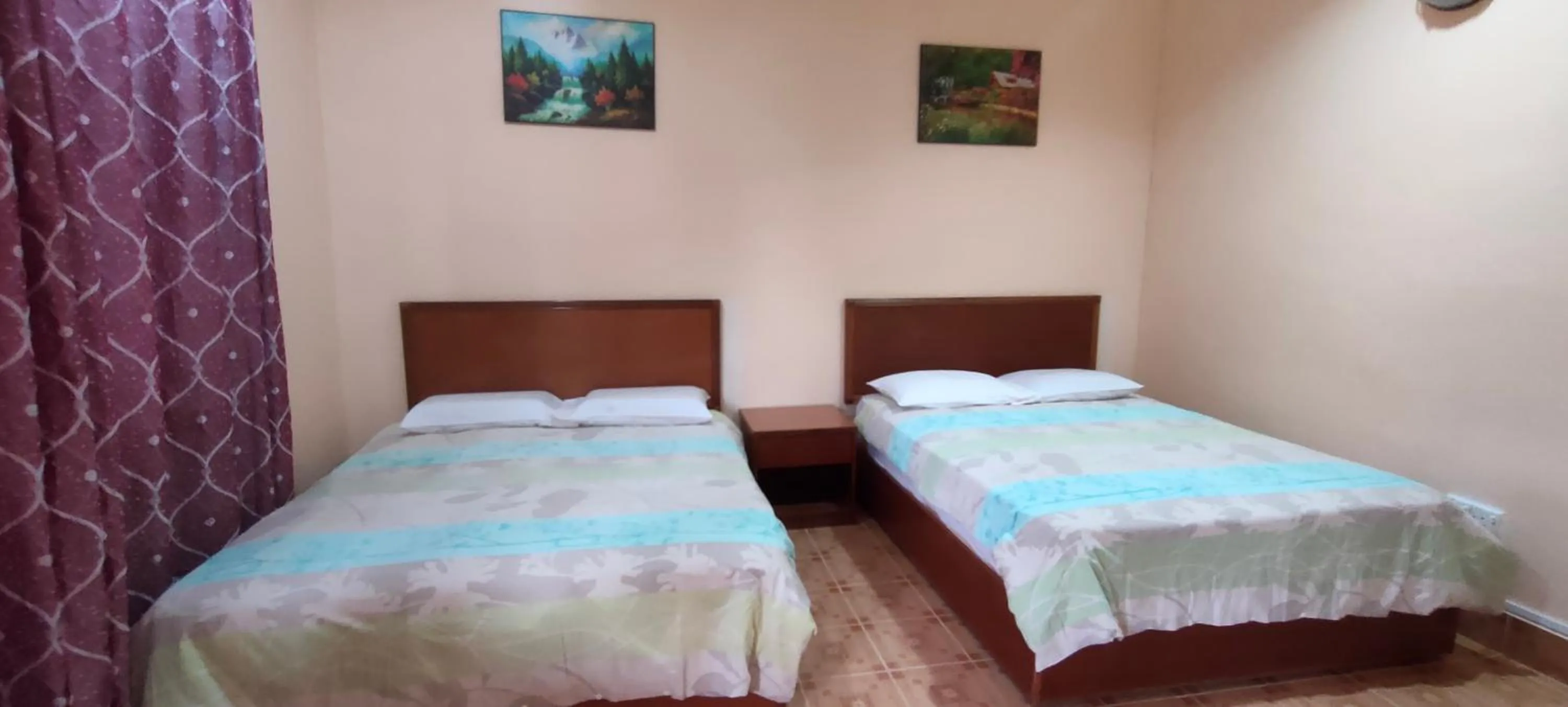 Bed in Restu Chalet Tioman