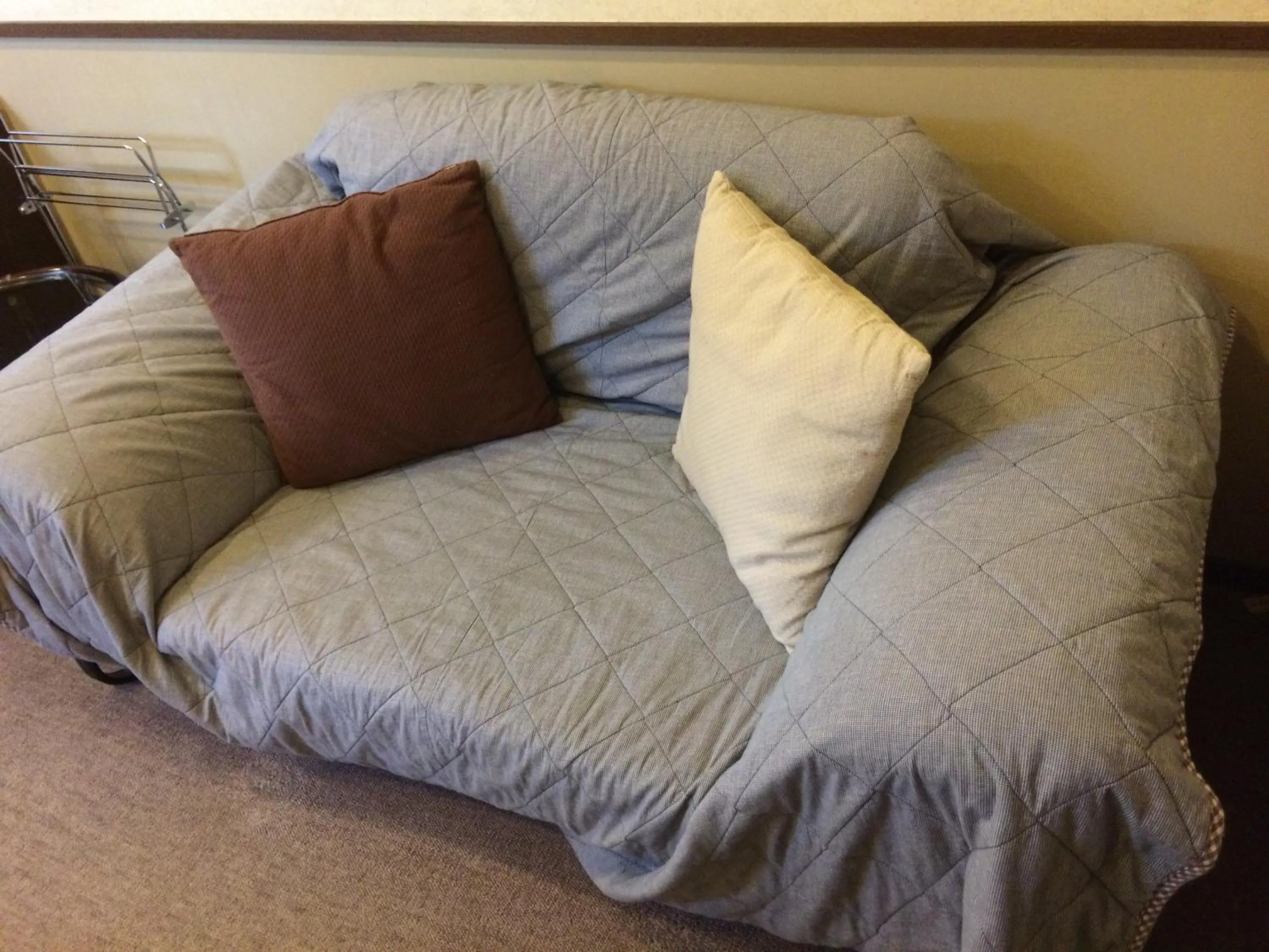 Decorative detail, Bed in Shikino Yado Subaru