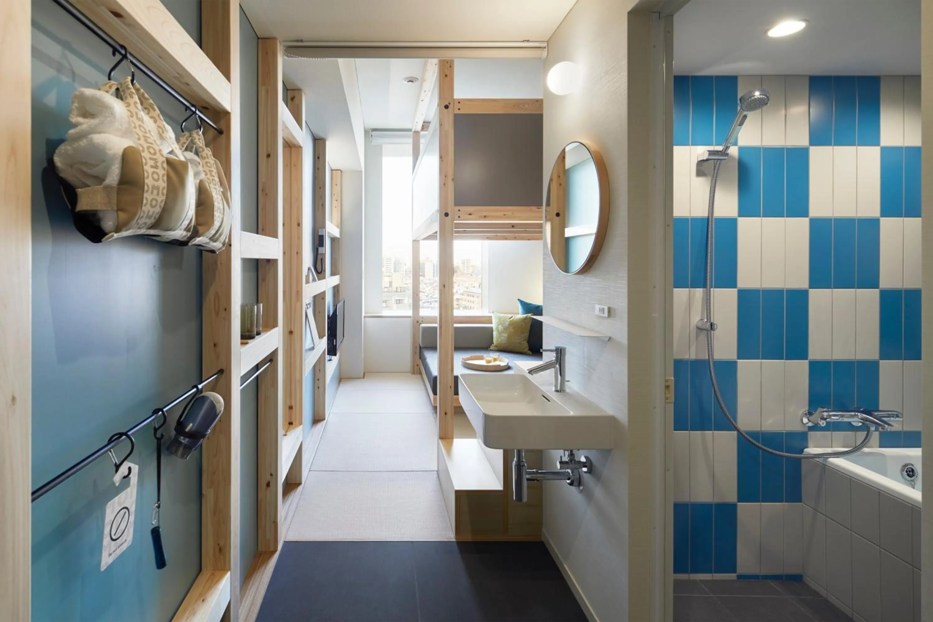 Photo of the whole room in OMO5 Tokyo Otsuka by Hoshino Resorts