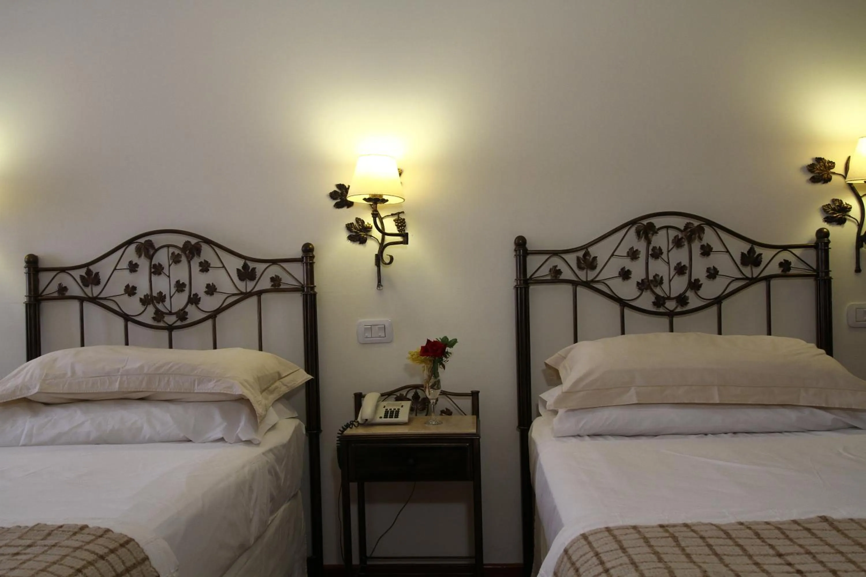 Decorative detail, Bed in Hotel Asturias