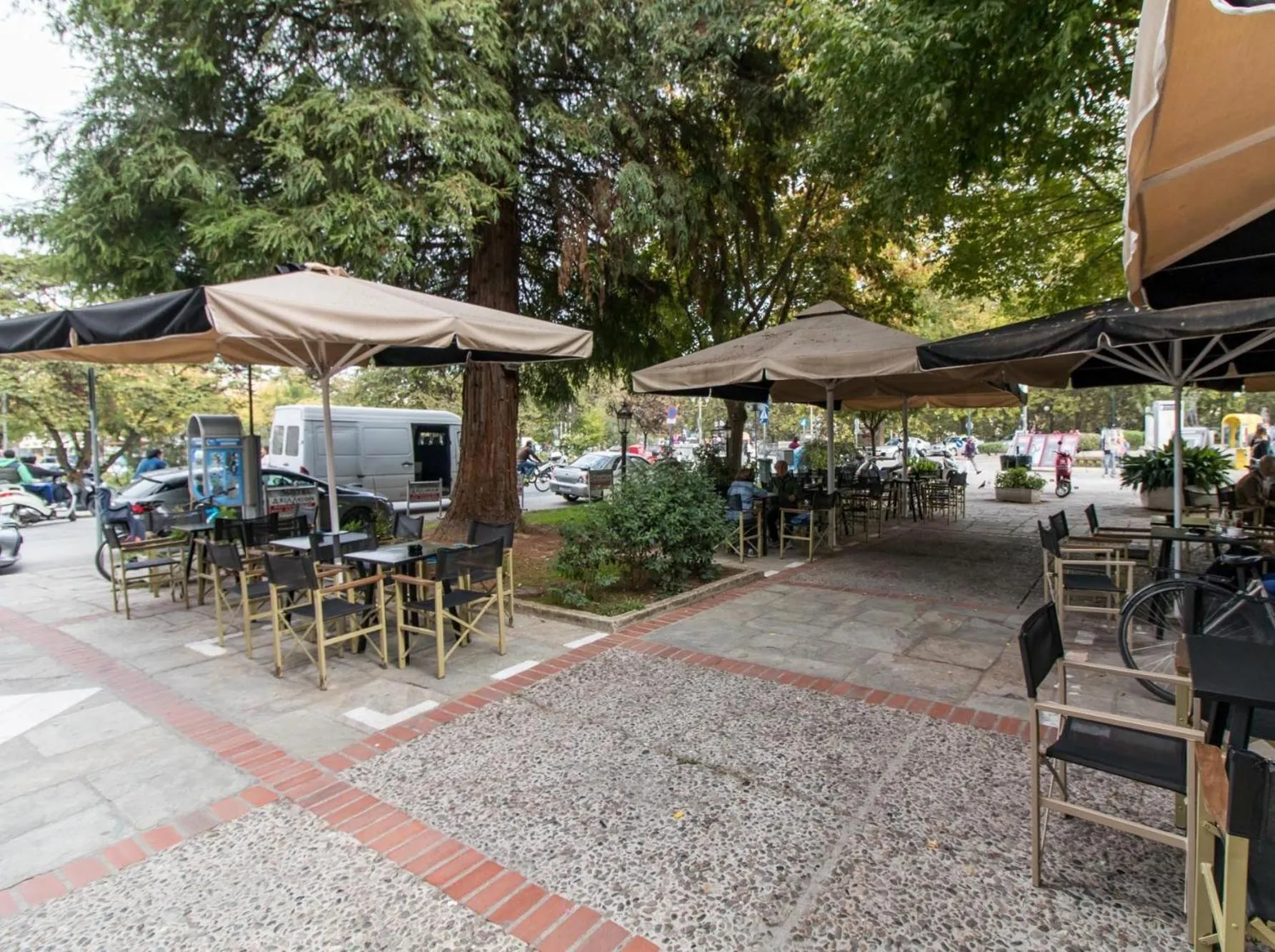 Garden in Achillion Hotel