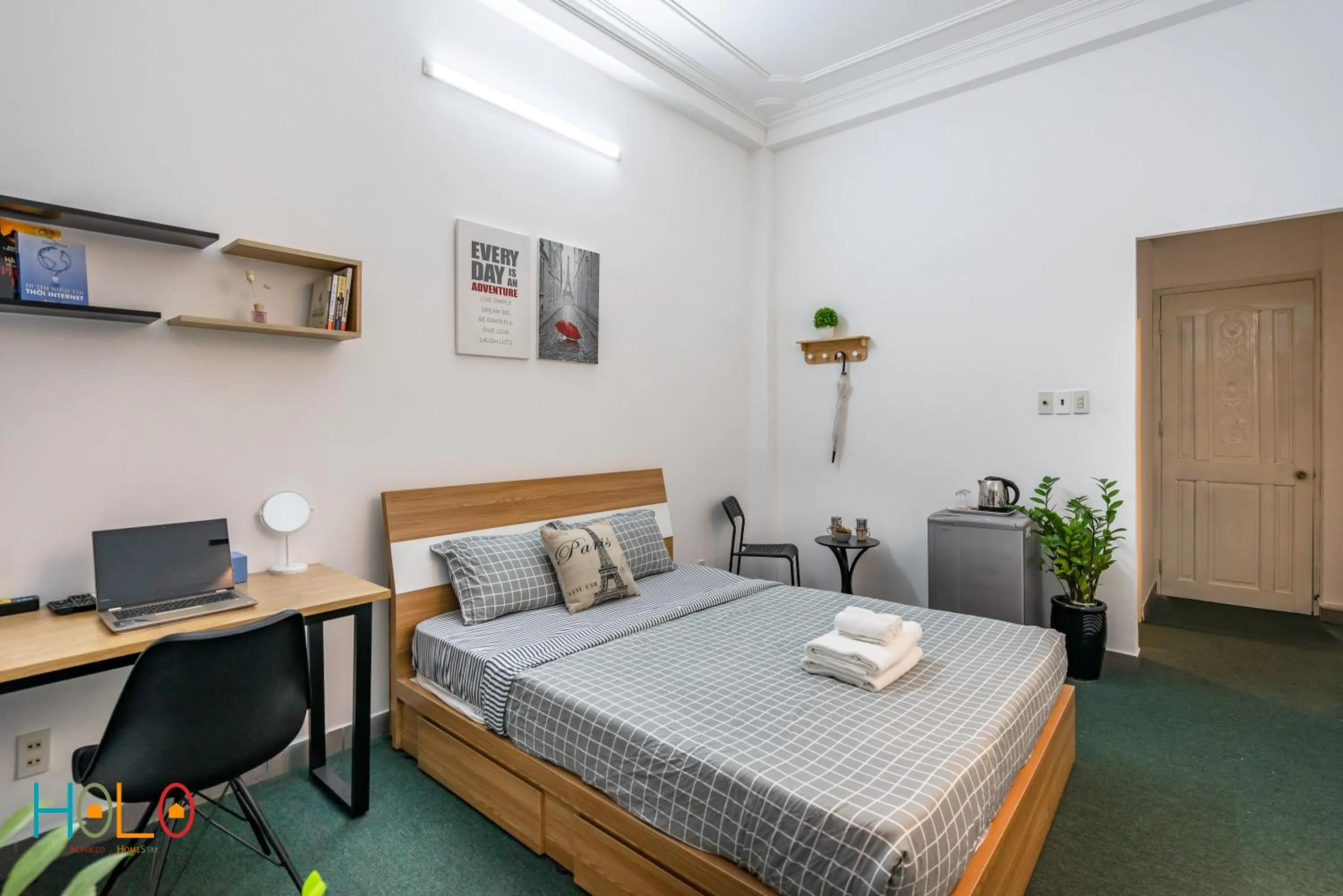 Bed in HoLo Fairy House Saigon - Serviced Homestay