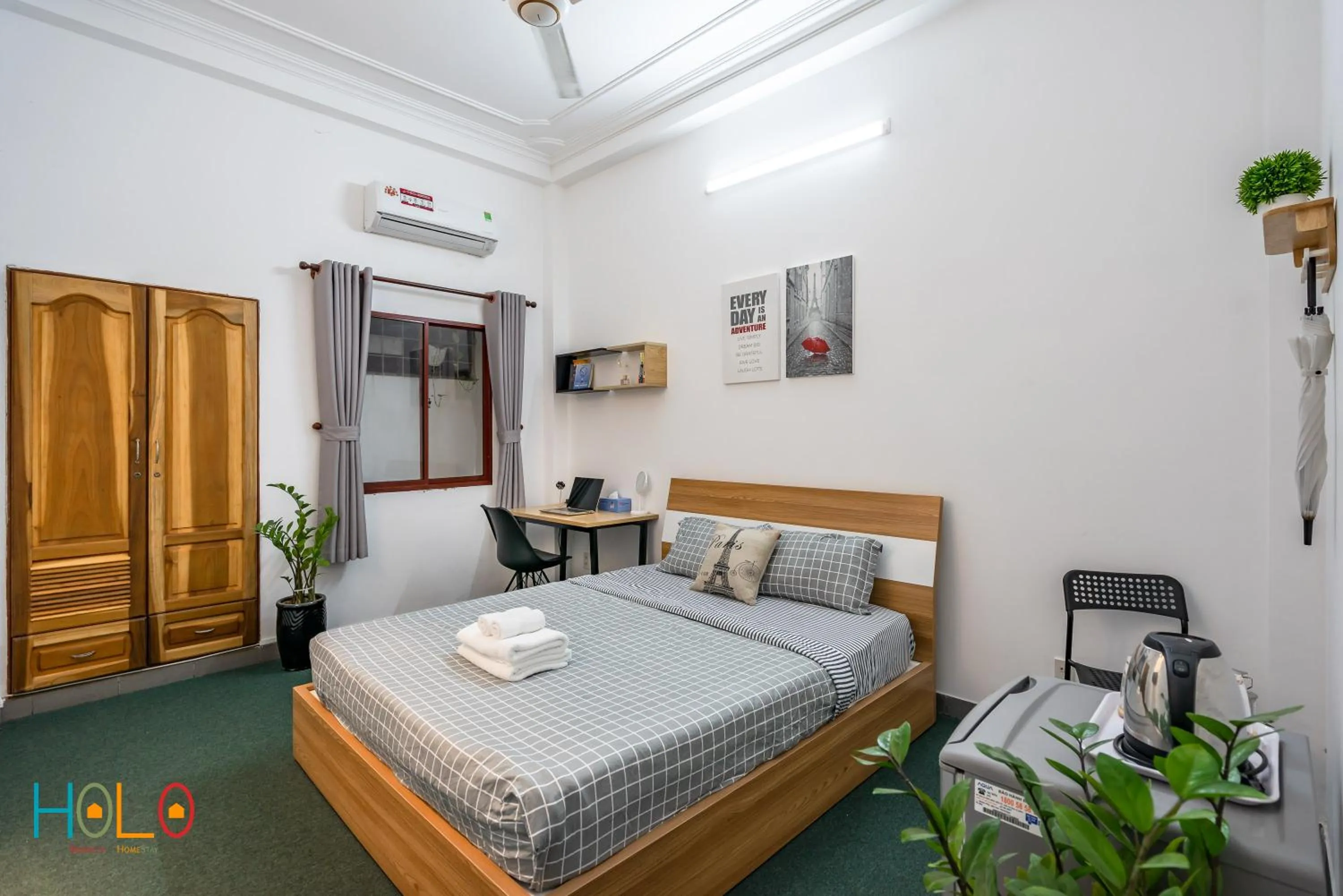 Bed in HoLo Fairy House Saigon - Serviced Homestay